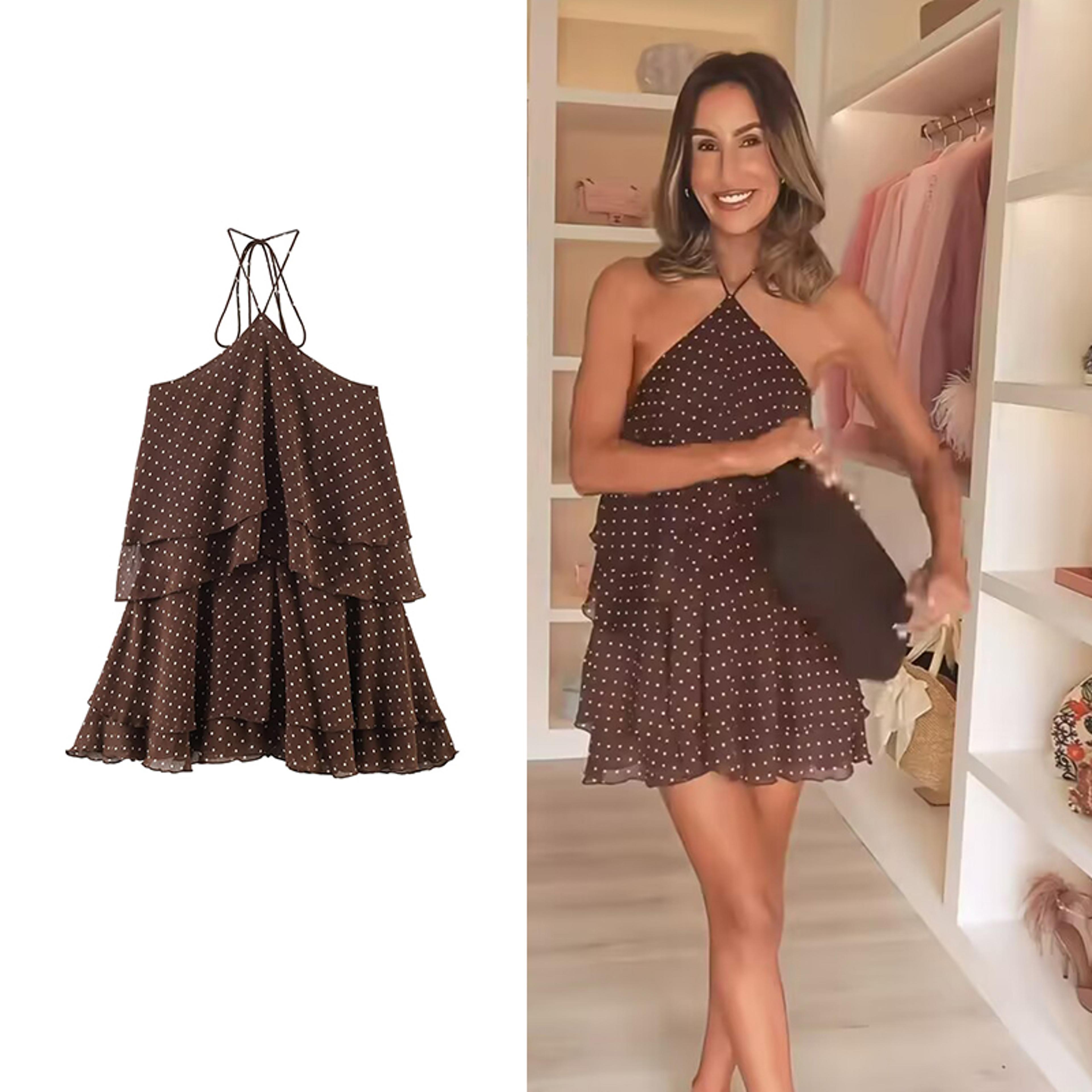 elegant polka dot mini dress cascading ruffle summer party fashion