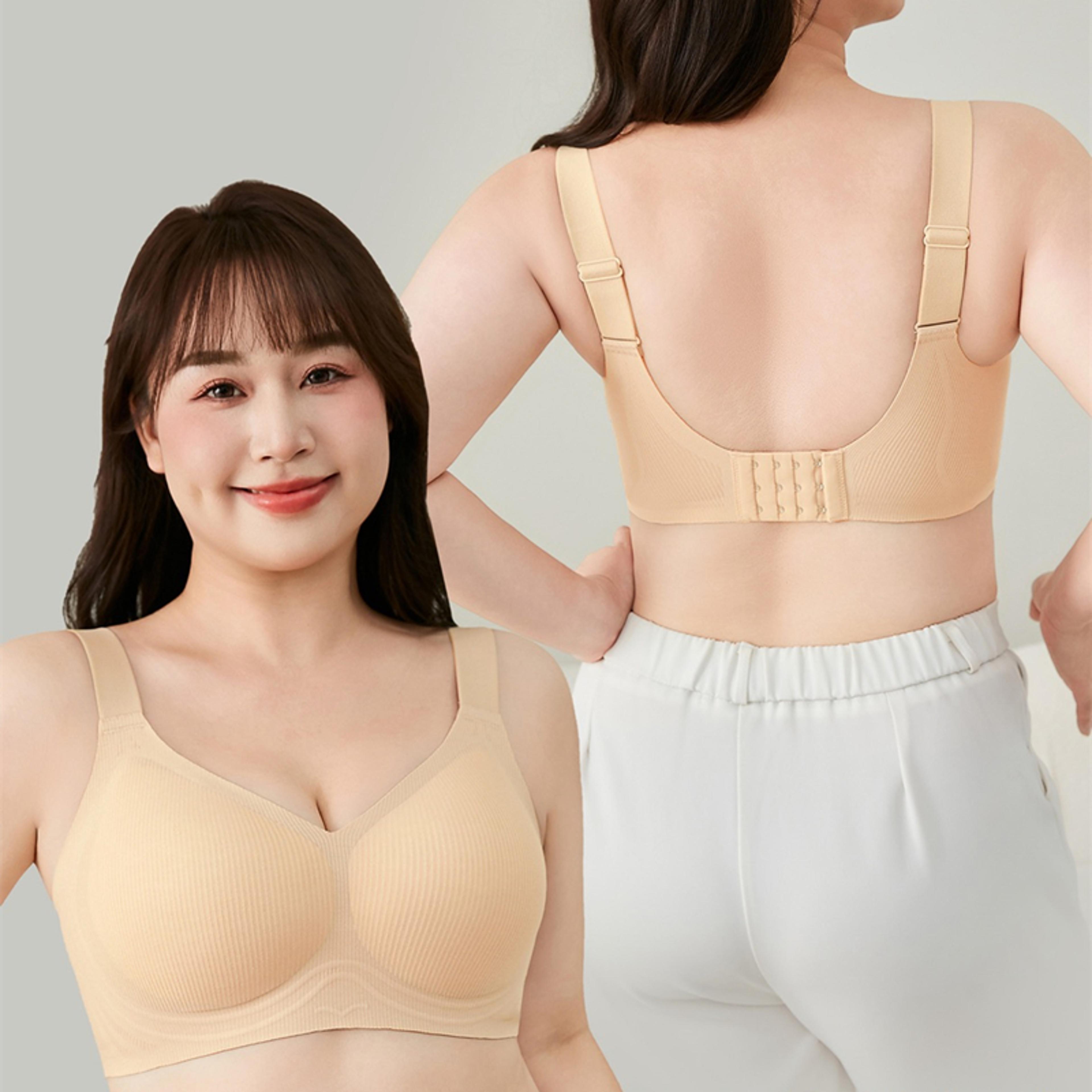seamless plus size anti sagging lift bra for large breasts