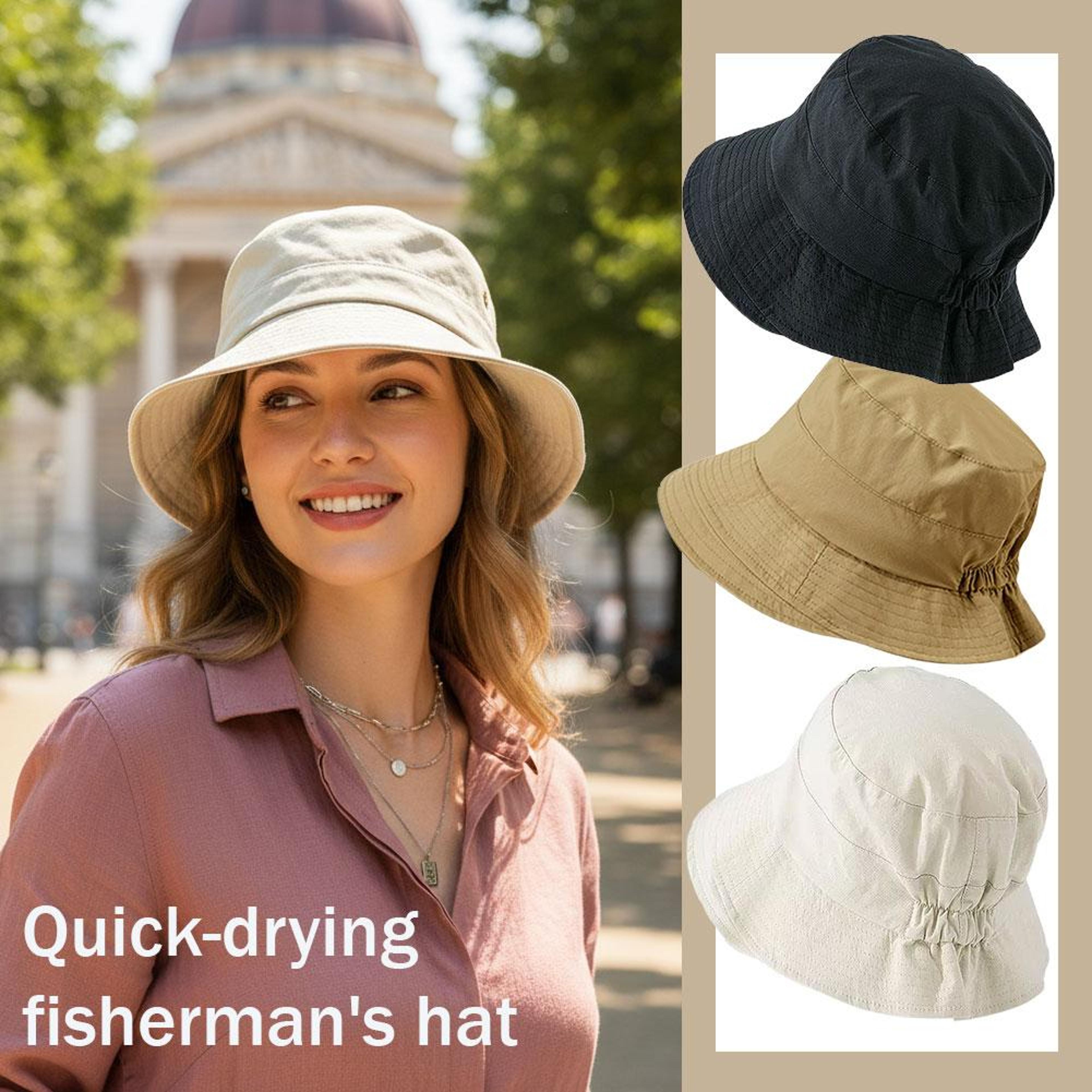 japanese style uv protection bucket hat waterproof sun hat