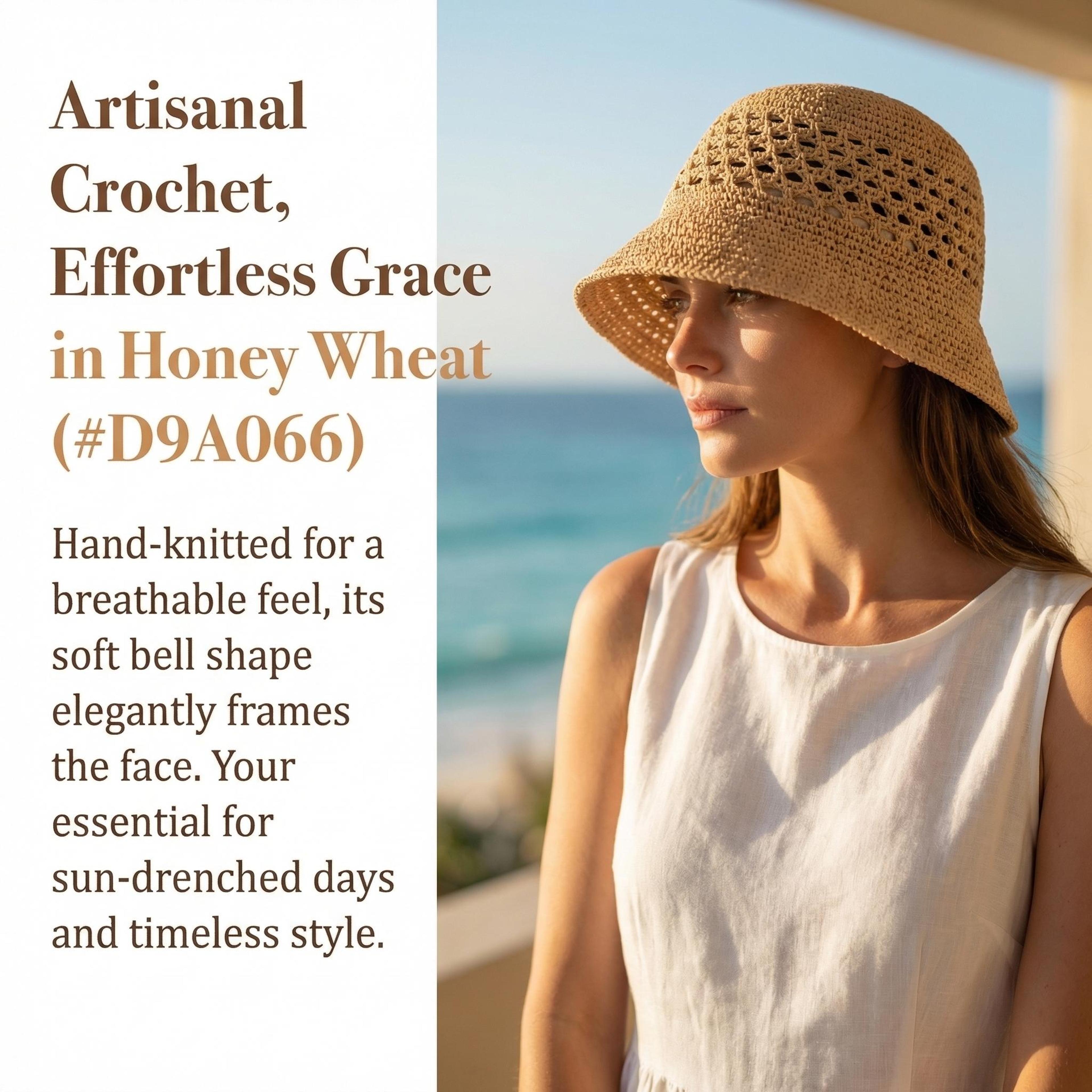 women's elegant sun hat - breathable summer bucket hat for outdoor sun protection