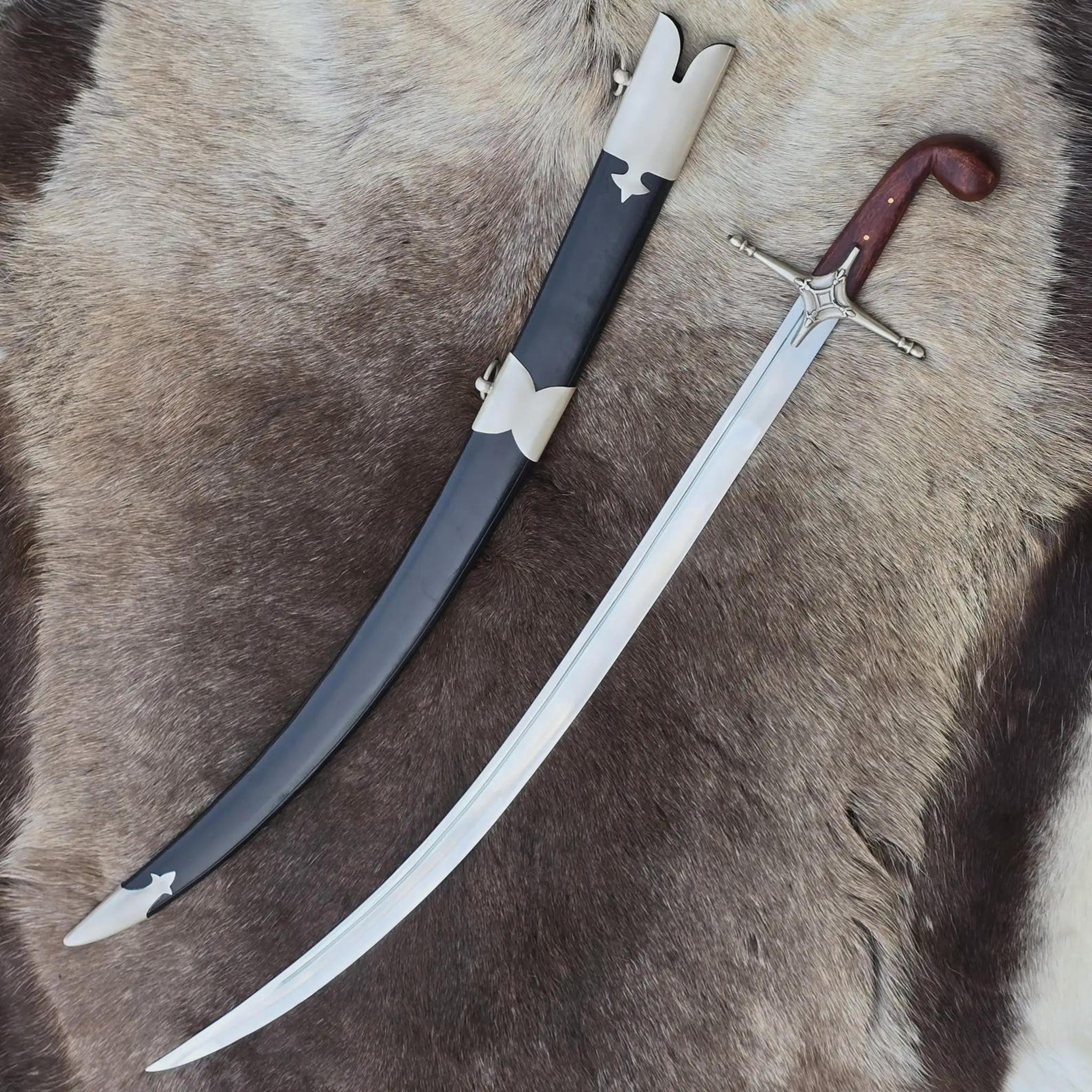 custom ottoman saber sword kilij replica with scabbard collector gift