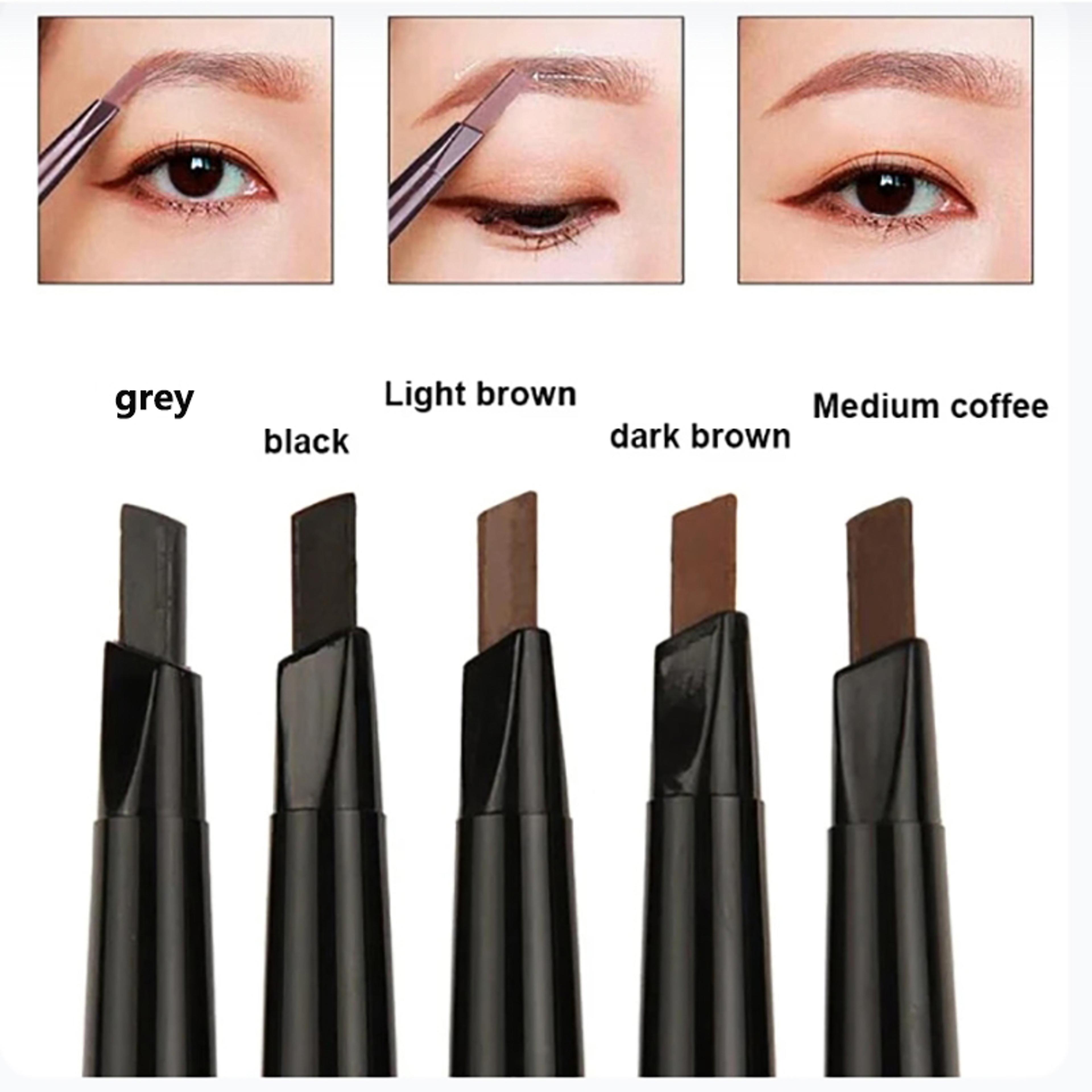 professional eyebrow pencil, long lasting waterproof eyebrow pen, tattoo brush for women makeup, brow cosmetics