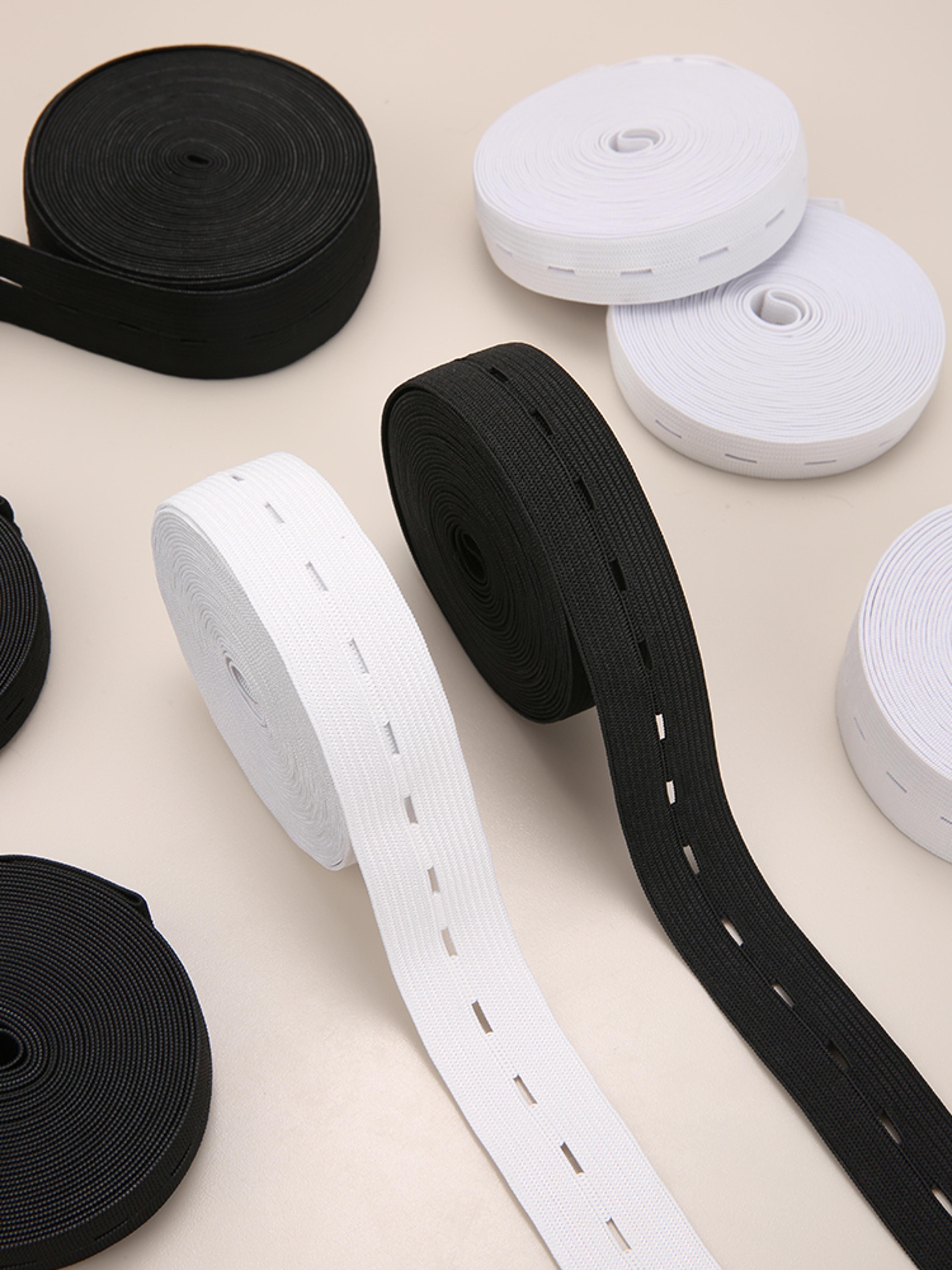 braided button hole elastic belt, elastic stretch belt for sewing, diy clothing accessories