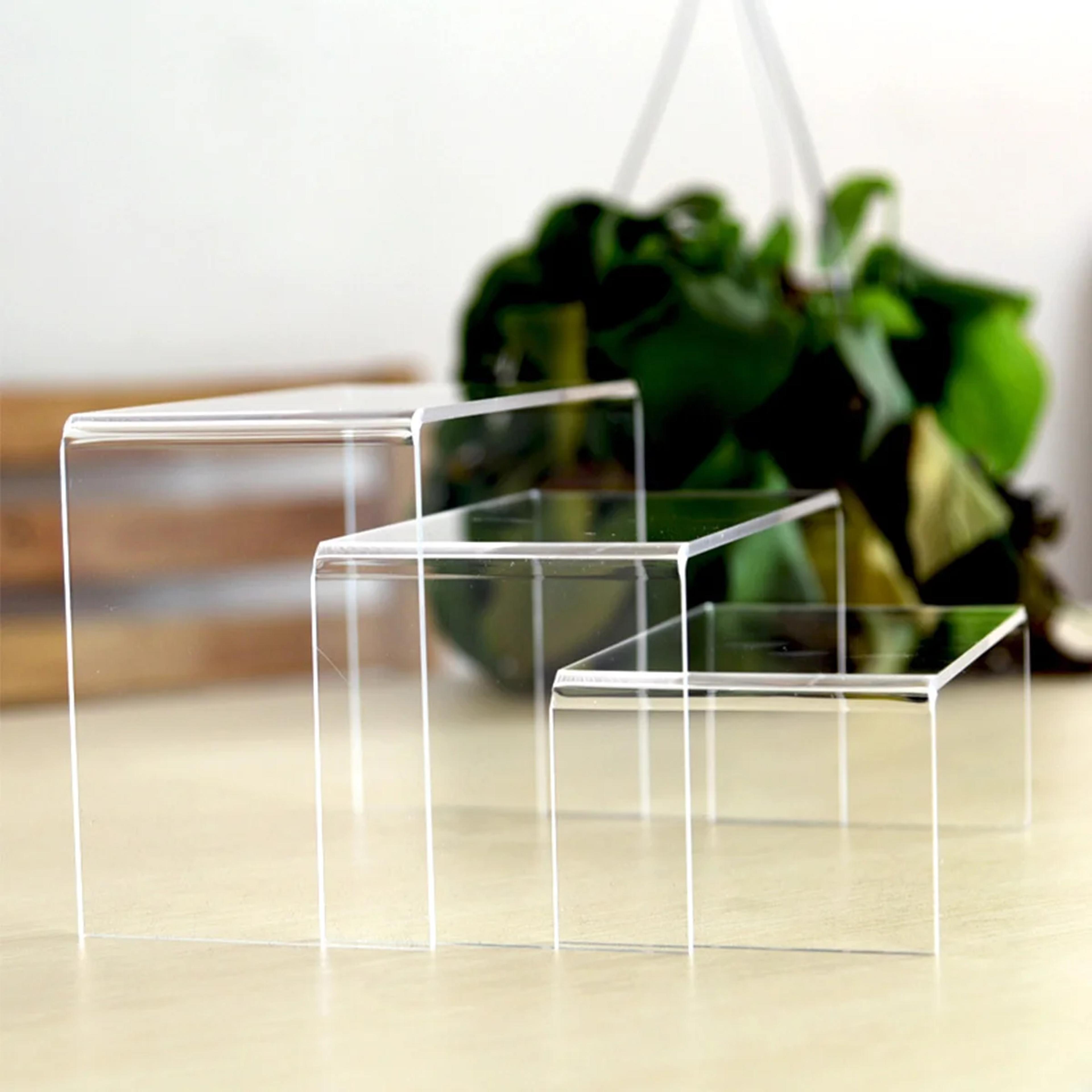 multifunctional transparent acrylic display stand, mini model storage rack, perfume, doll, jewelry organizer