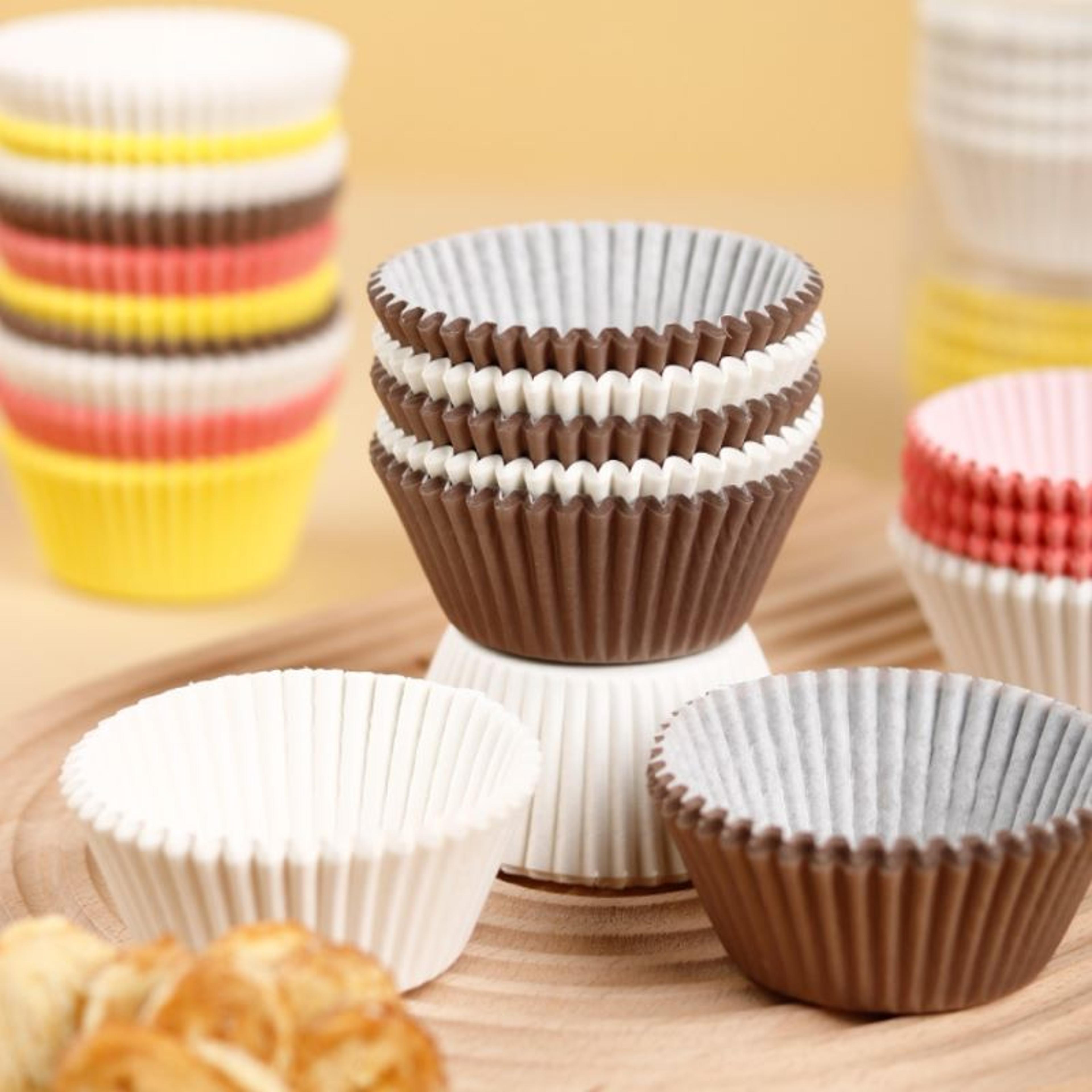 thickened paper cupcake liners, disposable muffin cups, heat resistant tart molds, premium baking tools