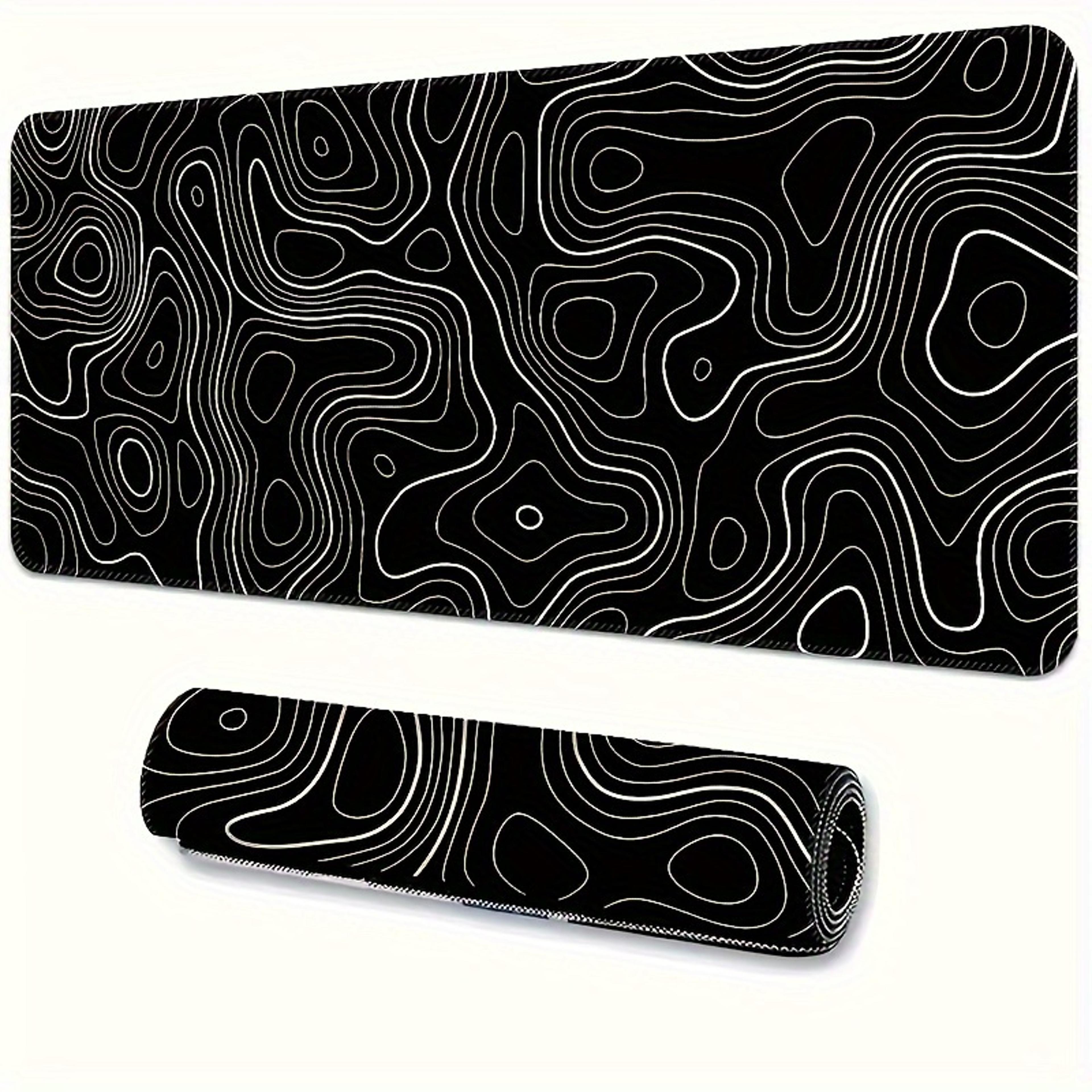 large mouse pads for desk, gaming mouse pad, extended mouse pad, mouse pad with stitched edges and non-slip rubber base