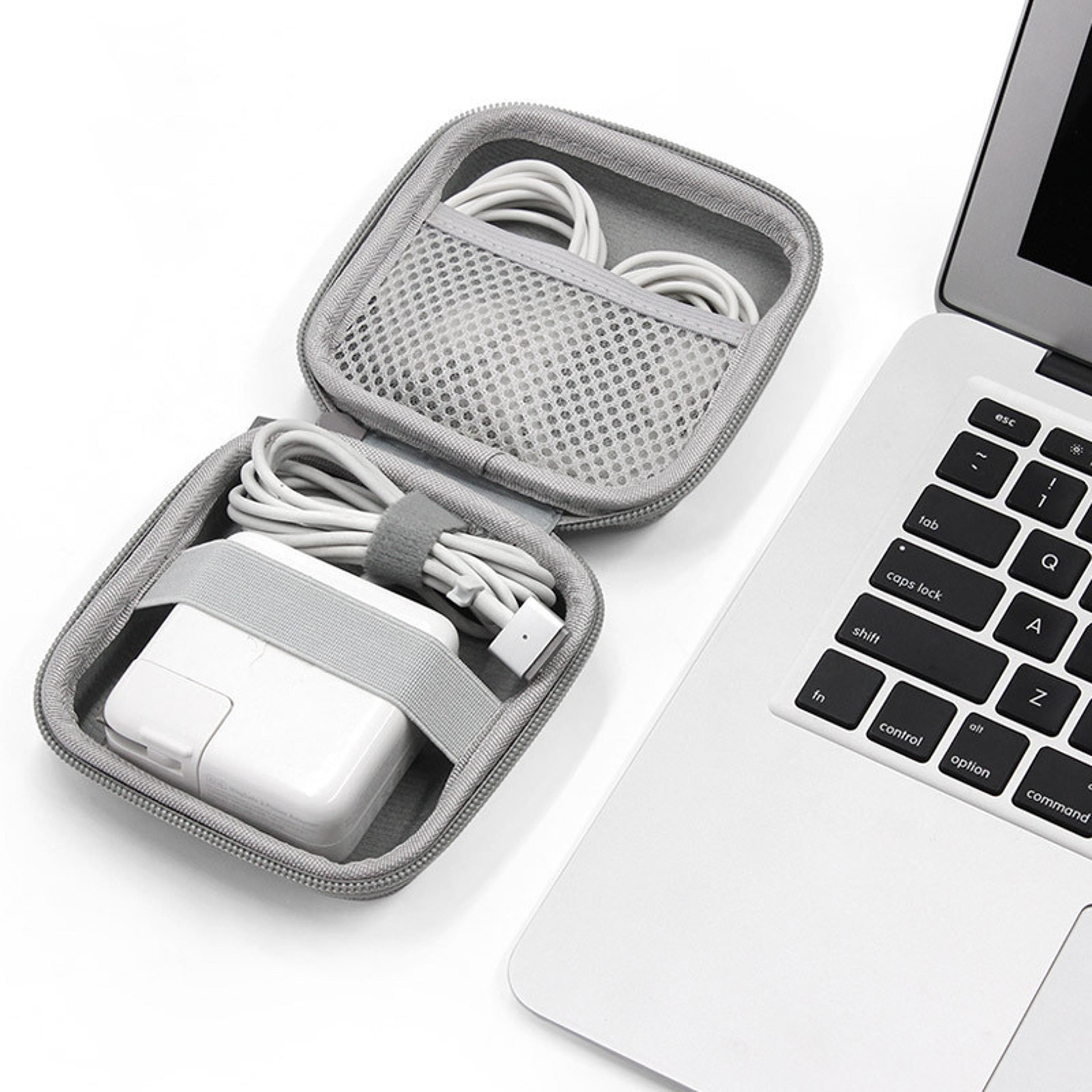portable earphone storage bag, digital gadgets case, data cable organiser, charger u disk protective cover