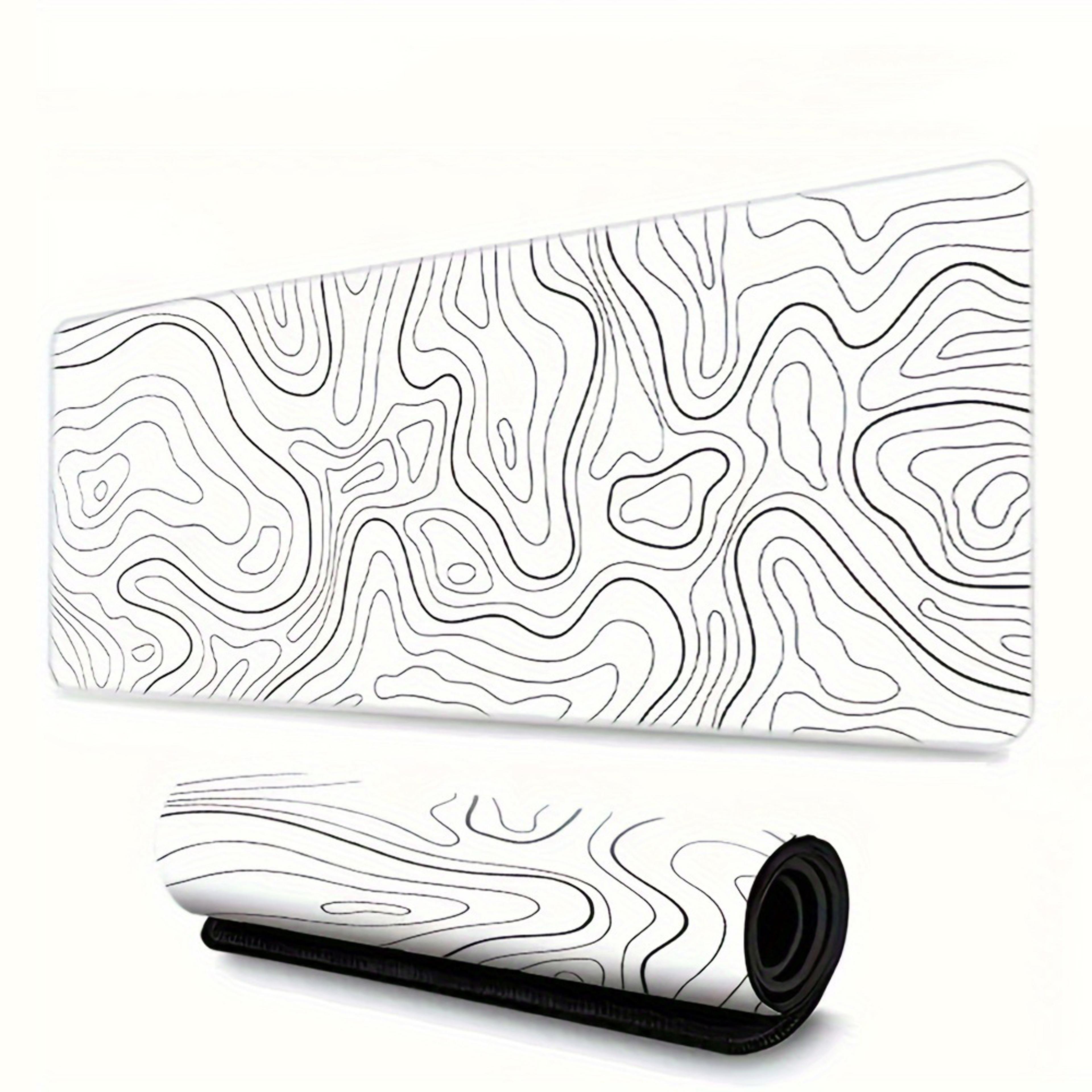 large mouse pads for desk, extended mouse pad, gaming mouse pad, mouse pad with stitched edges and non slip rubber base