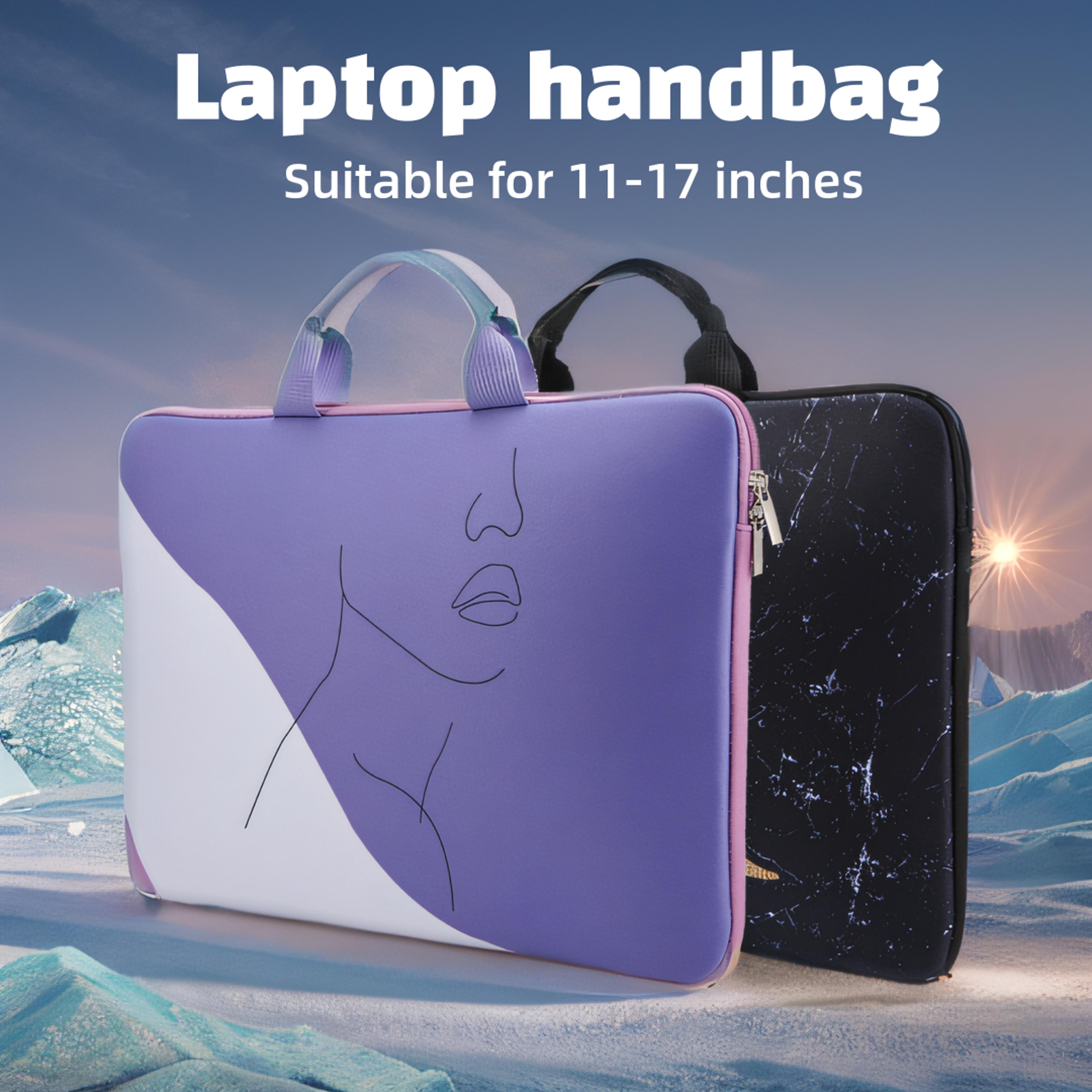 laptop bag handbag, heat transfer printing laptop protection bag trend, stylish laptop sleeve
