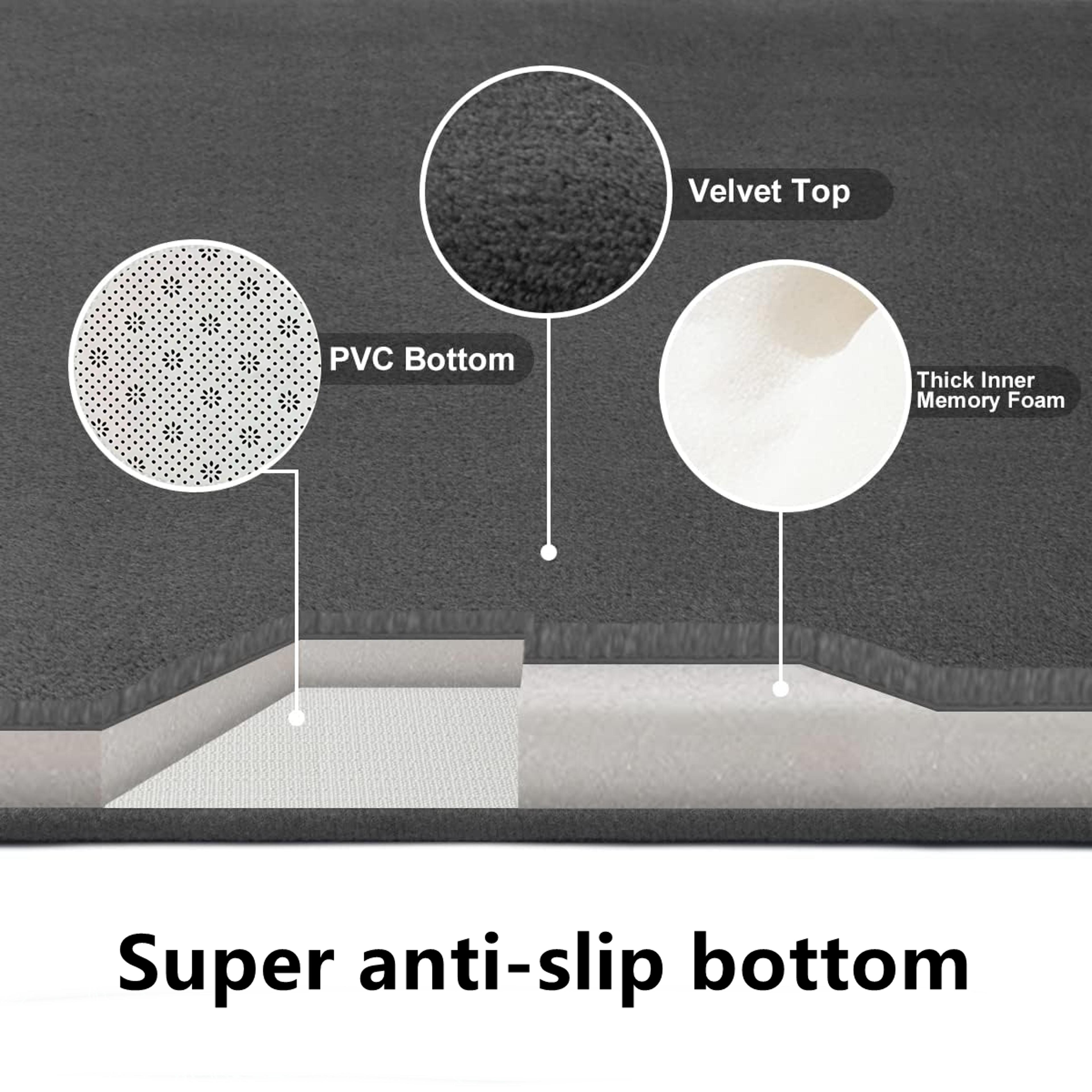 anti slip bath mat, bathroom carpet, claw pattern, absorbent floor mat, door mat, home decoration