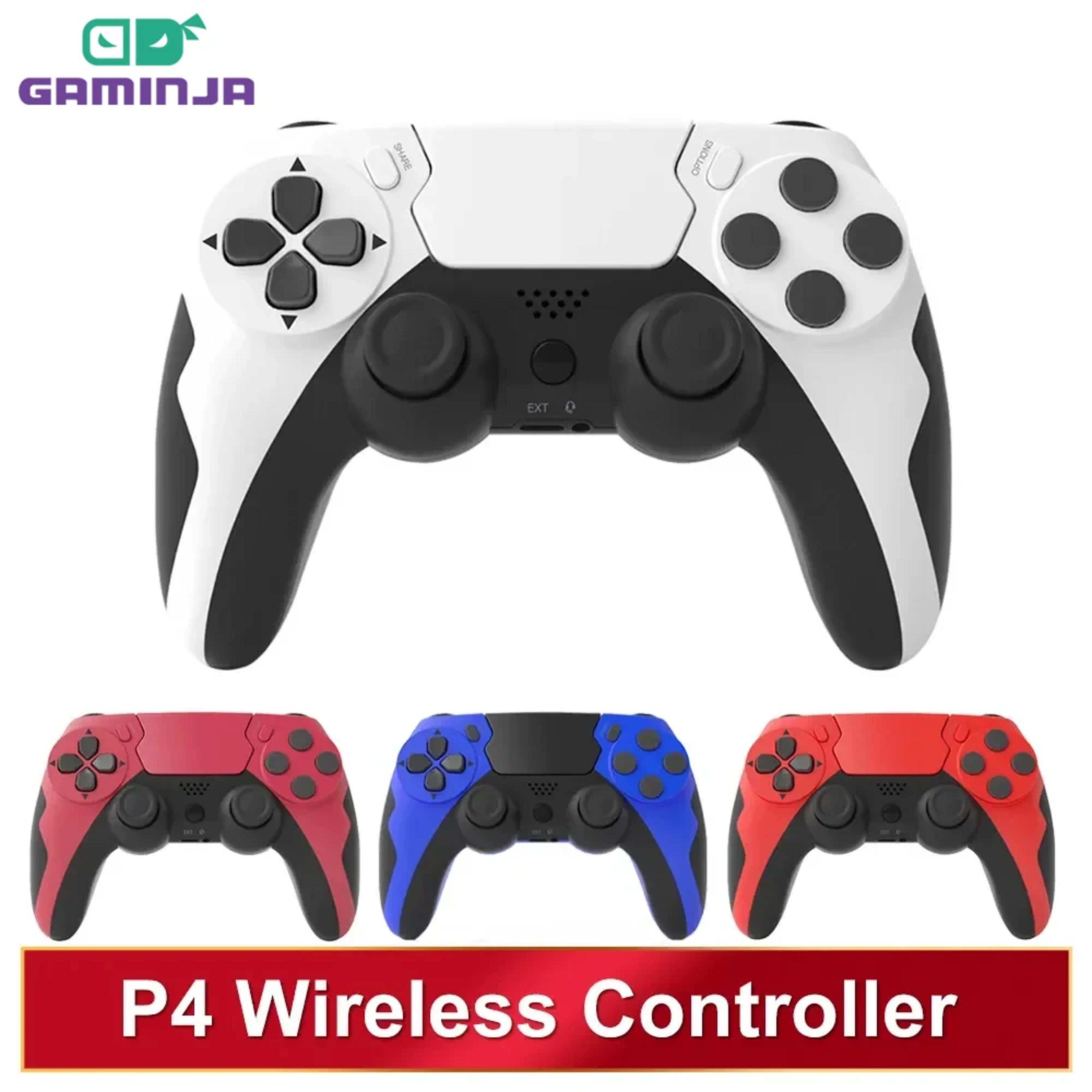 wireless controller bluetooth game pad with double vibration