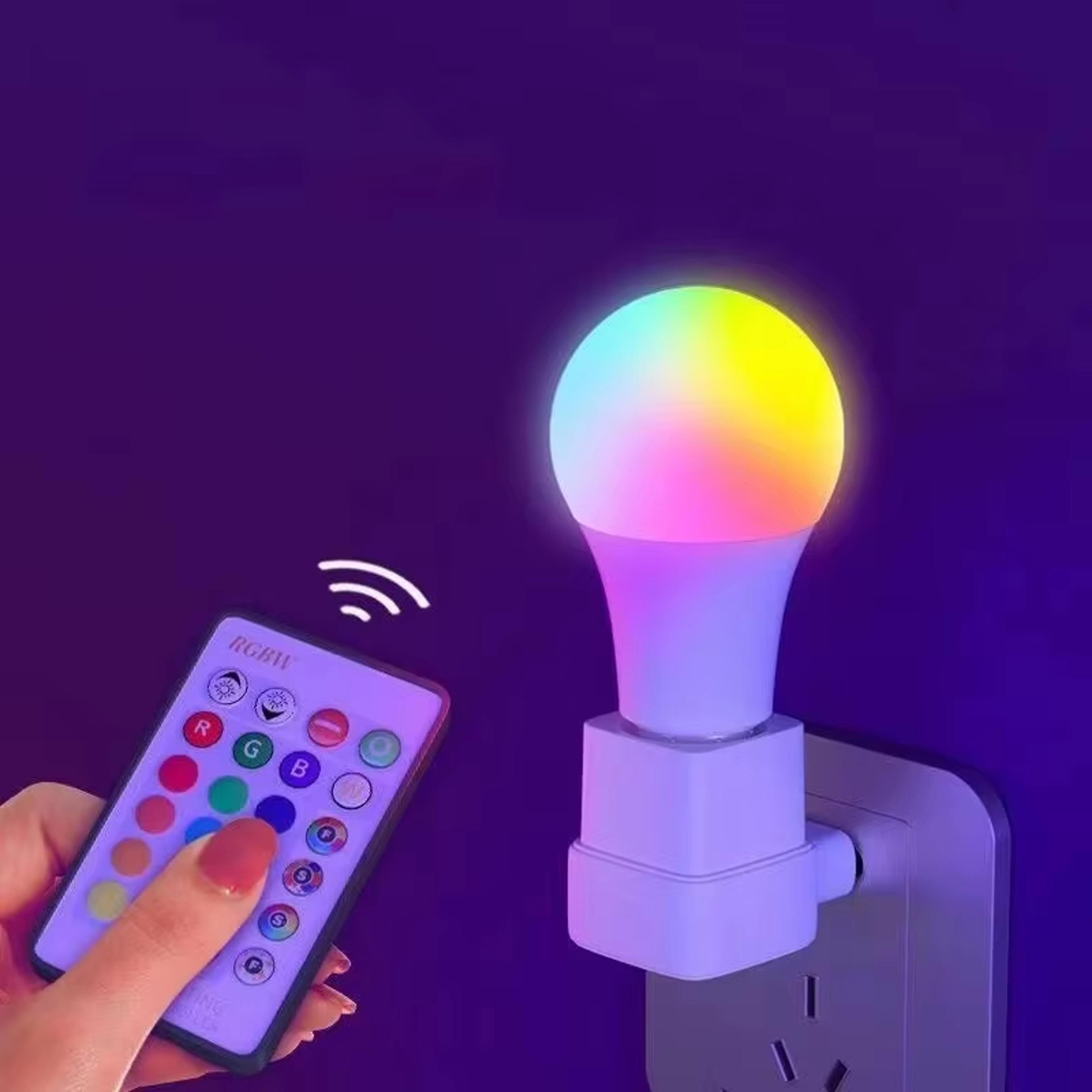 remote control smart lamp led multicolor rgb bulb dimmable light