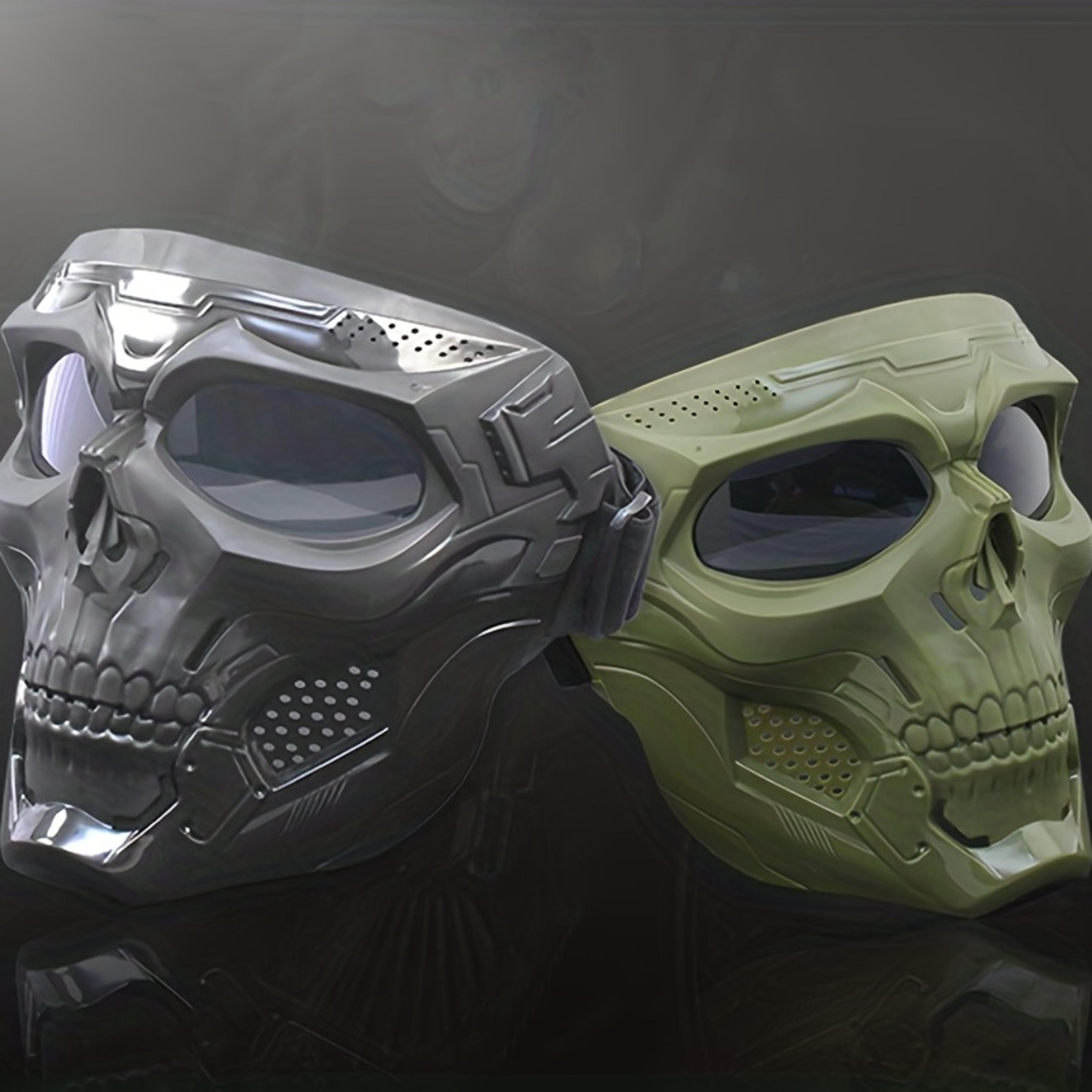 motorcycle skull mask wind goggles outdoor sports riding glasses