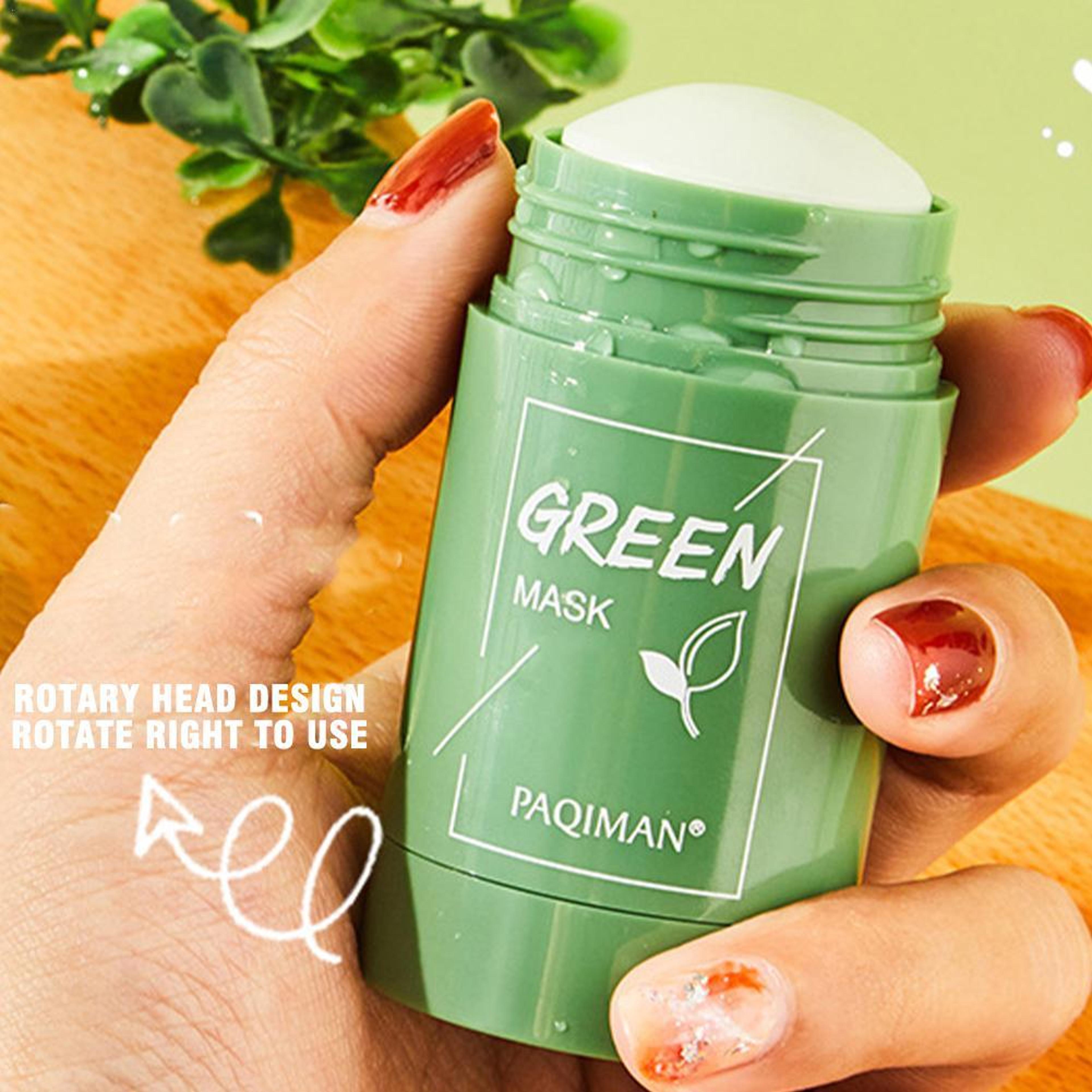green tea mask for acne, pore shrinking, moisturising face cleanser