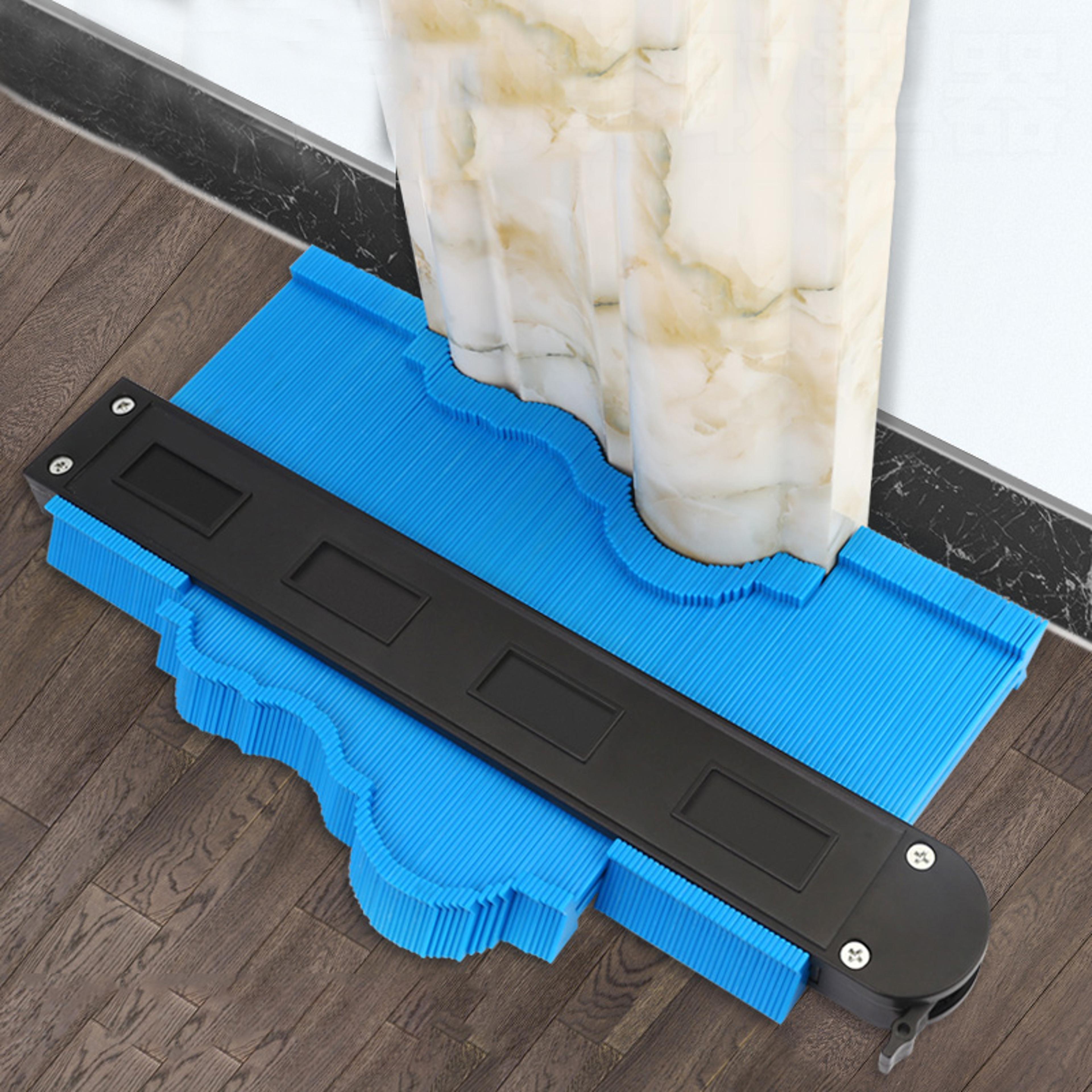 profile contour gauge line copier ruler cutting template construction woodworking measuring instrument ceramic tiling tiles tool