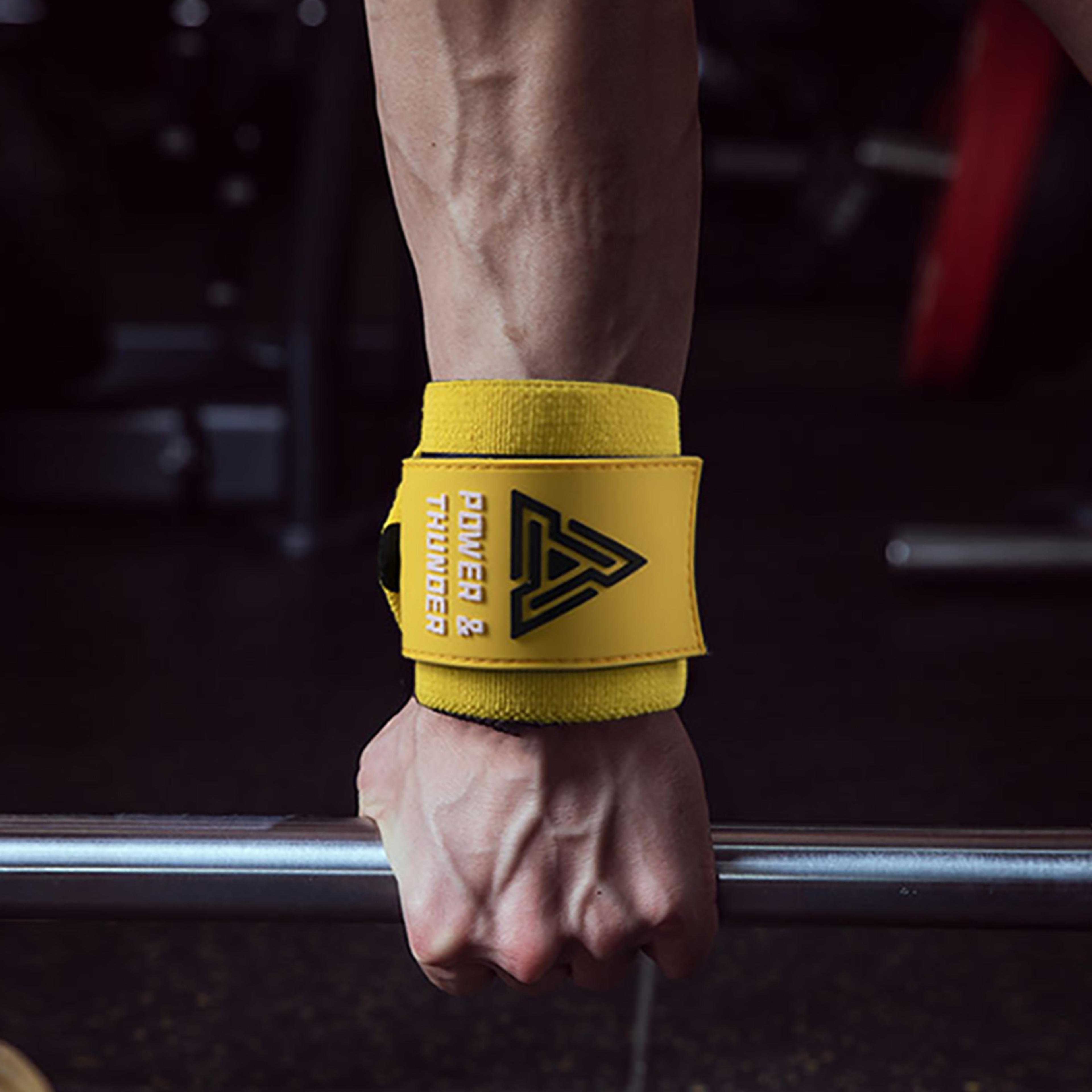 premium fitness wristbands, protect your wrist during gym workouts, ideal for intense bench press dead lift