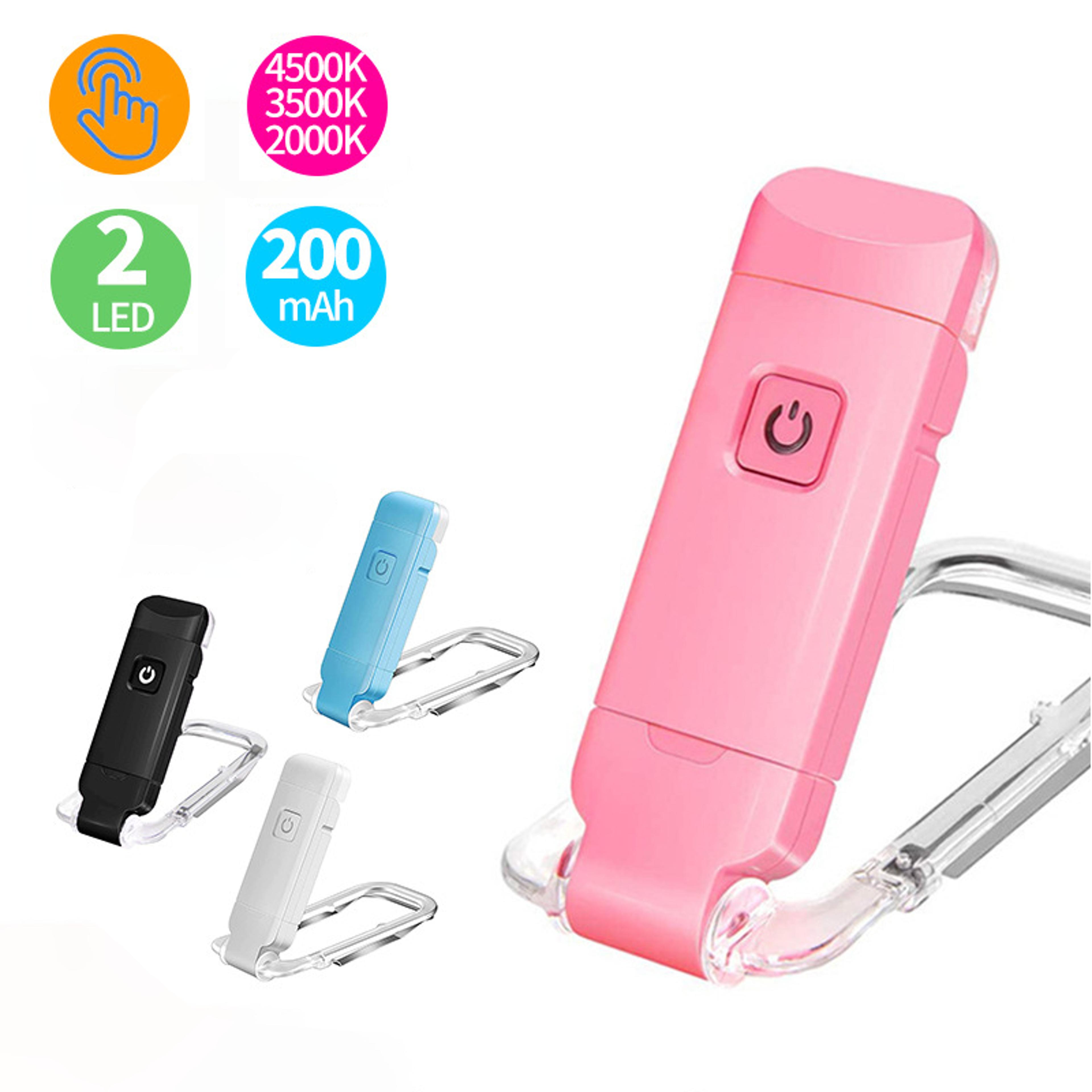 mini led clip light, small night light, usb charging, adjustable brightness