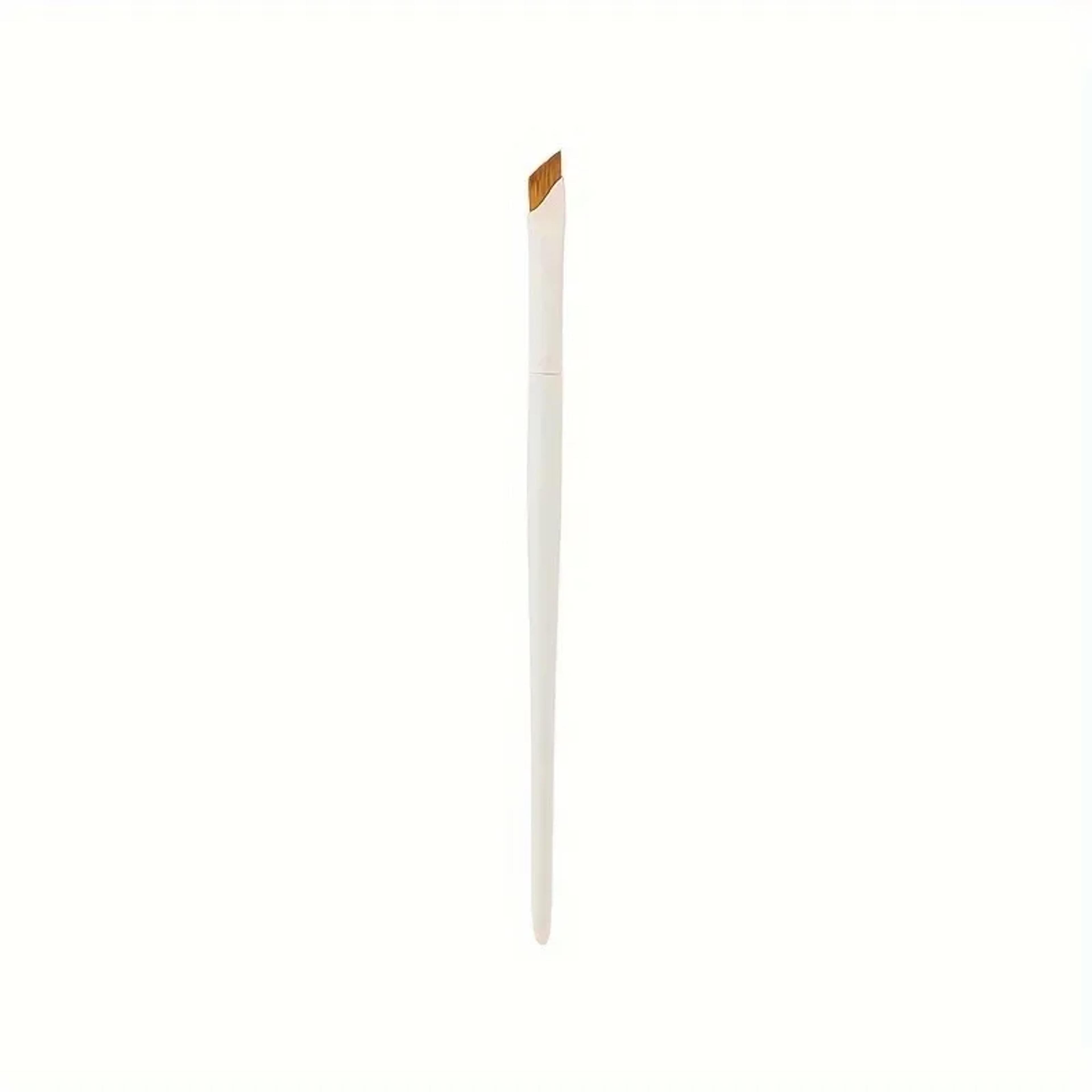 makeup brush, angle tip eyeliner brush, flat angle eyebrow brush, detail eye area brush for precise application