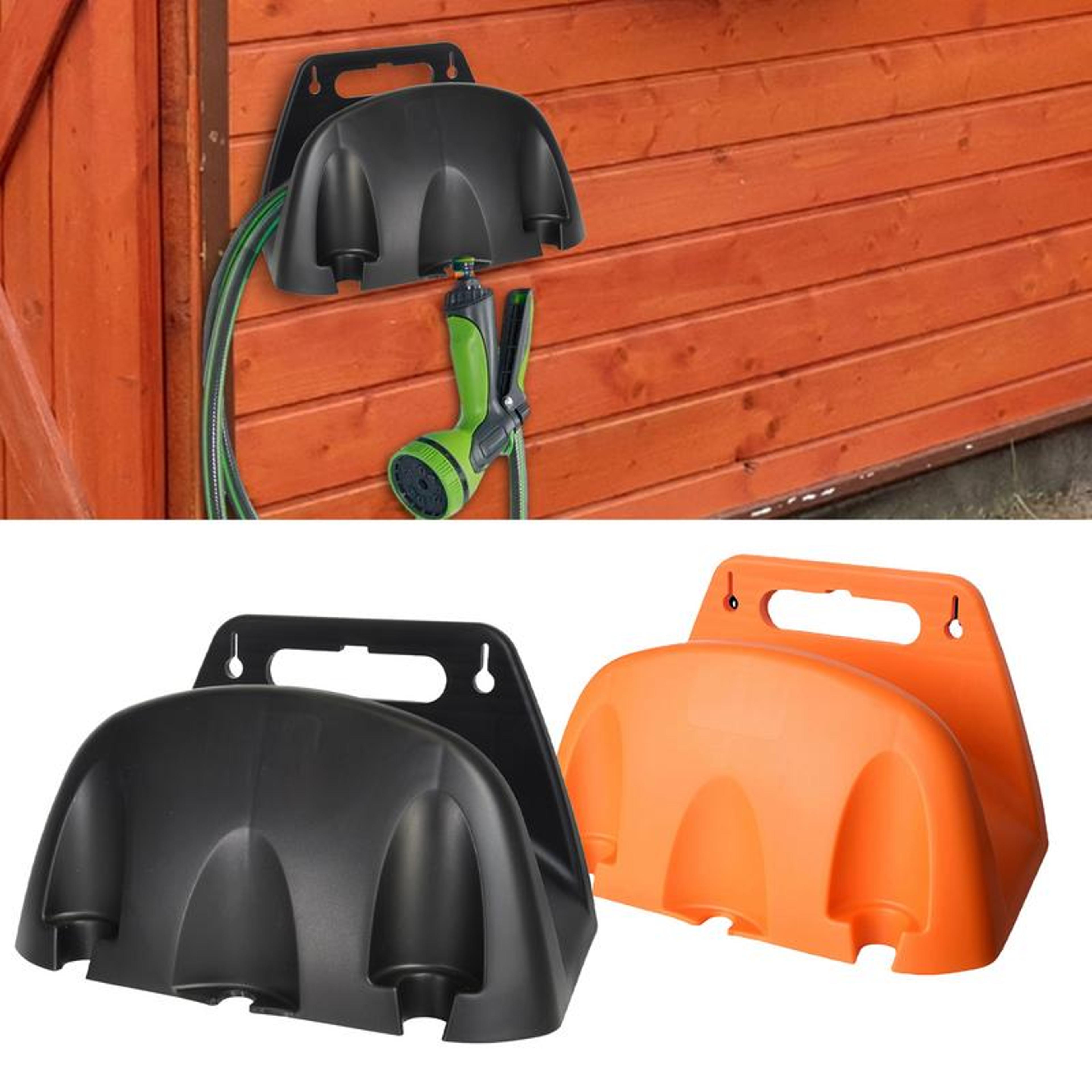 garden hose holder wall mounted, durable metal hose hanger