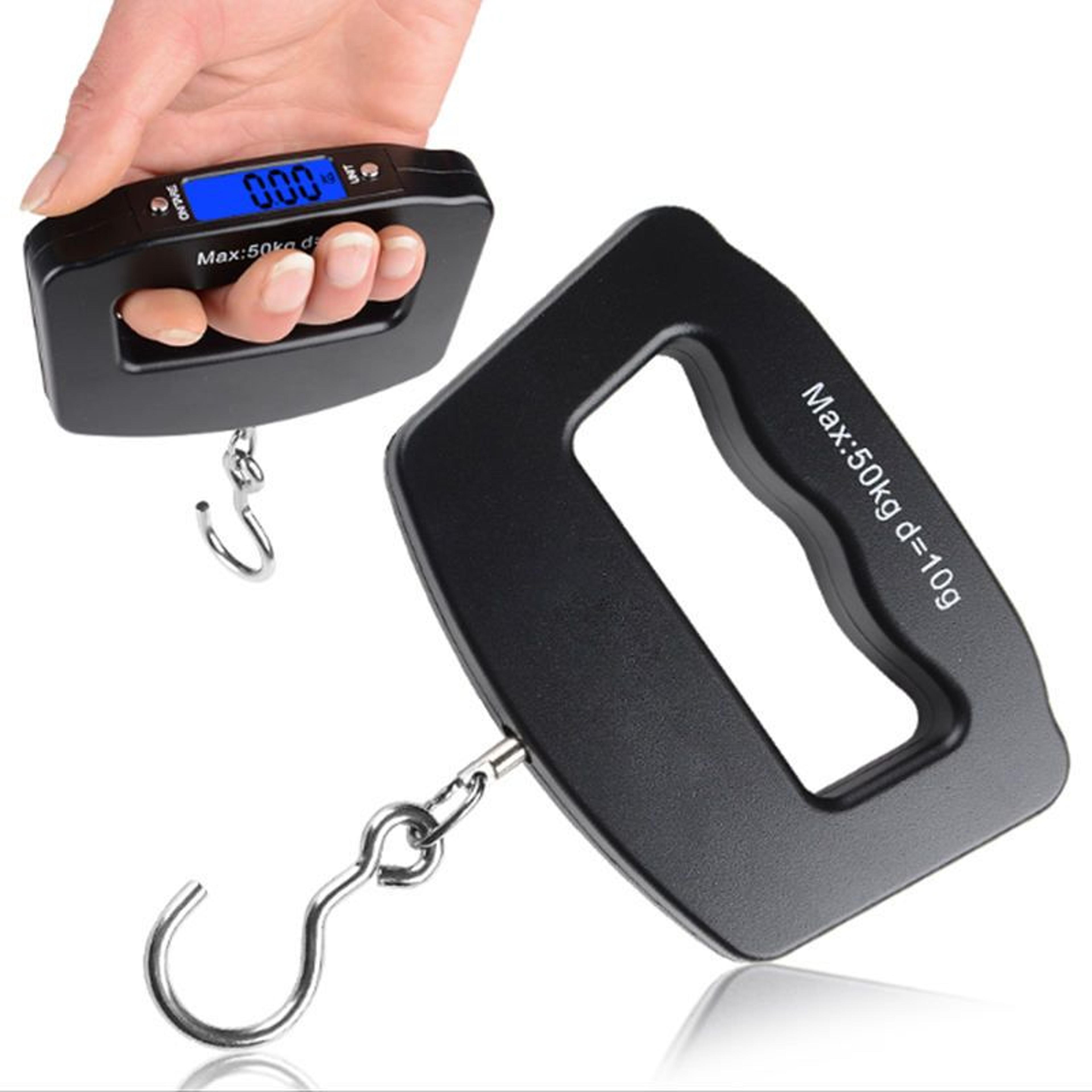 portable digital scale, lcd display back light, fish weight hanging scales, suitcase travel weighing scale