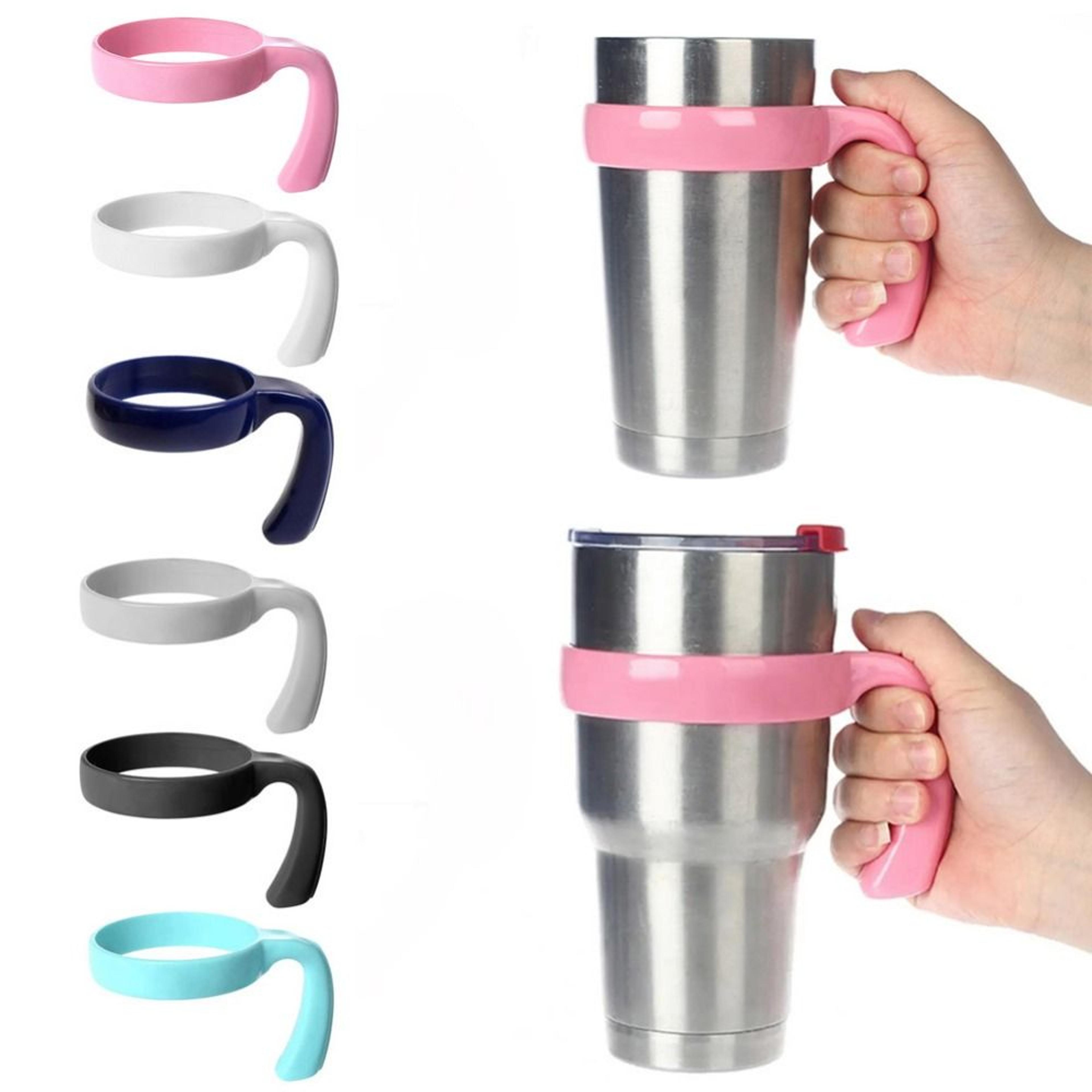 mug base tumbler cup handle, portable water bottle holder, cup drink rack drink ware, bottle accessory for easy carry