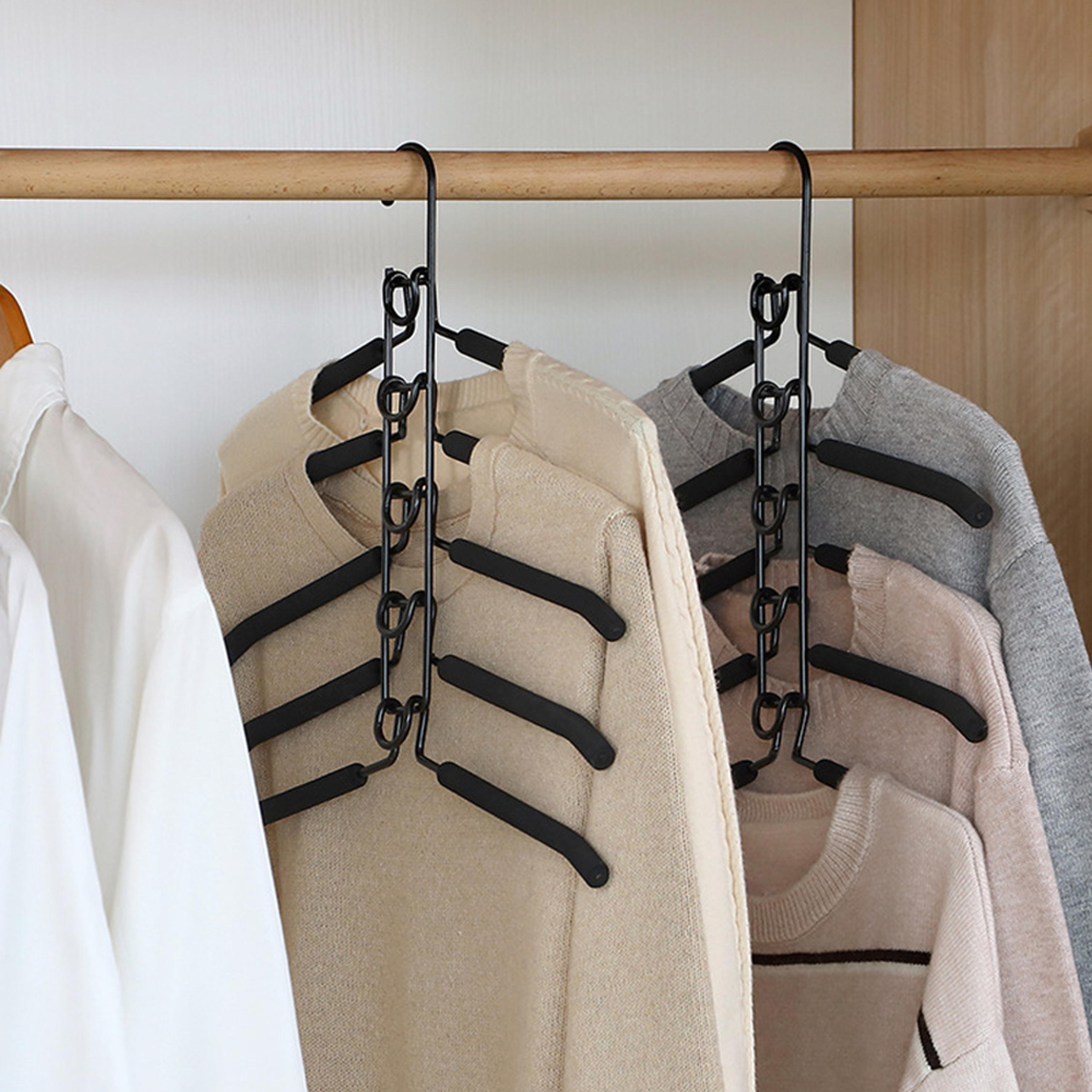 clothes drying rack mounted hanger indoor space saving detachable storage holder