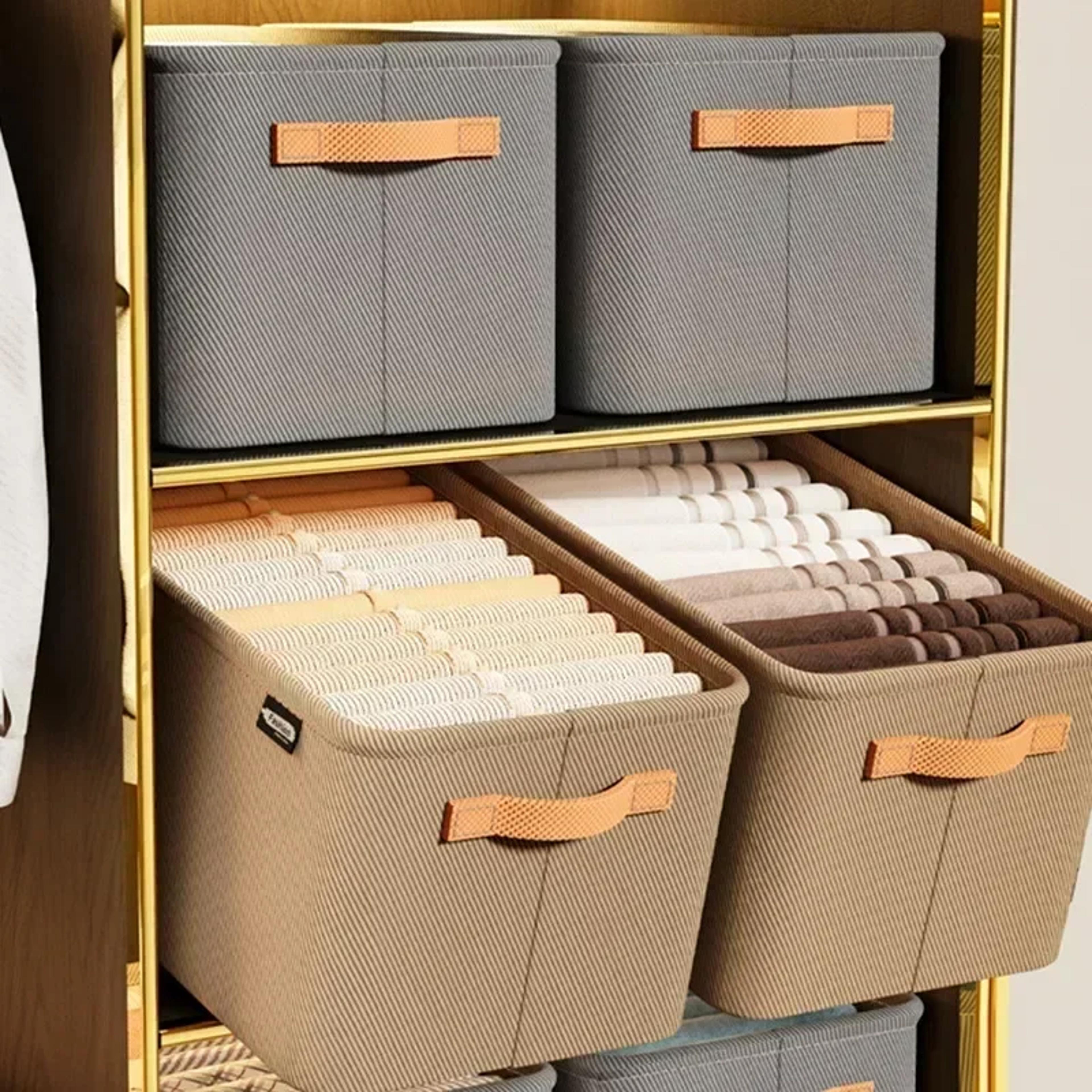 thicken clothes organizer for pants and sweater storage, cabinets drawers organizer, jeans storage box for wardrobe