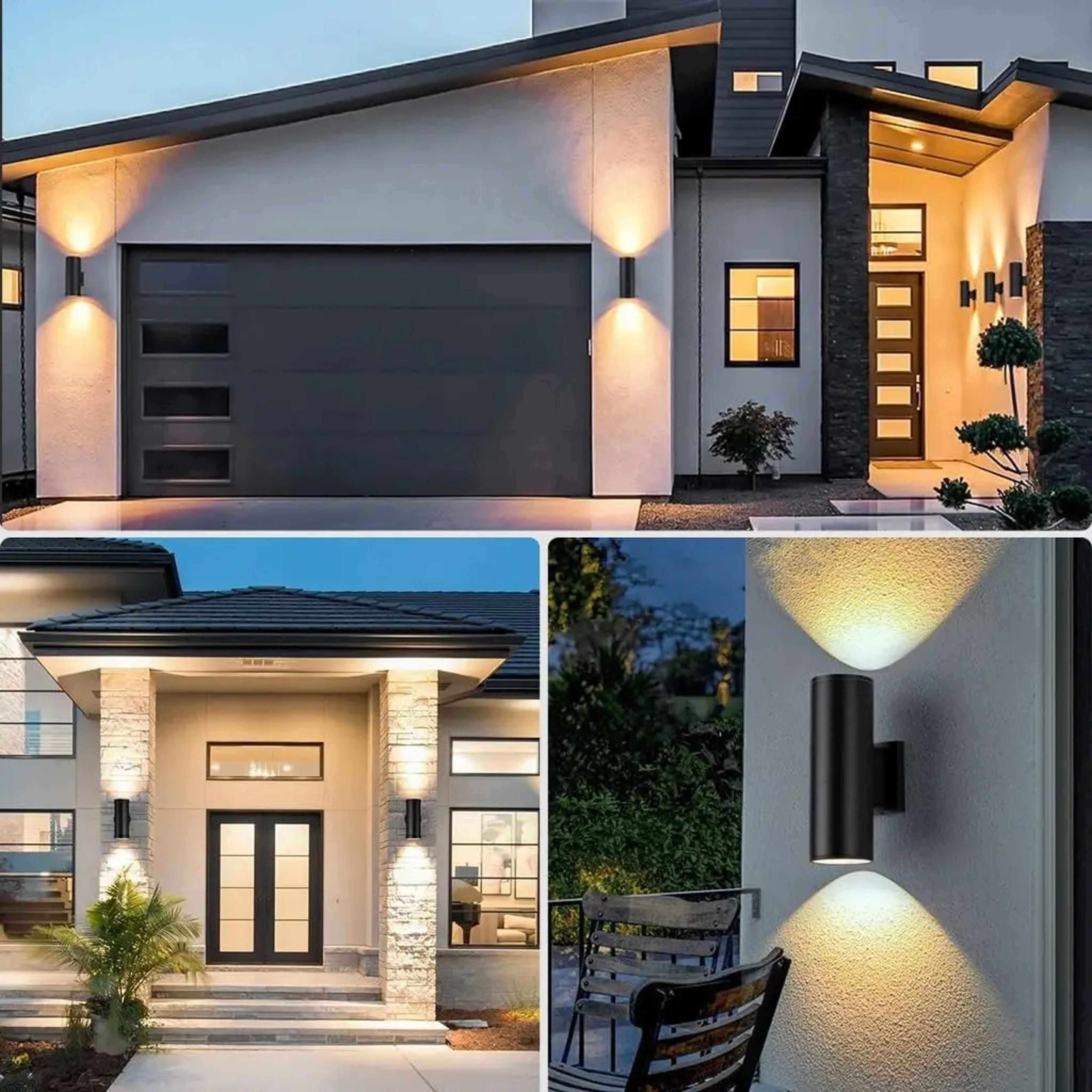 modern wall lamp bulb, outdoor balcony garden lights, double head led street lights, indoor room wall decor lamp