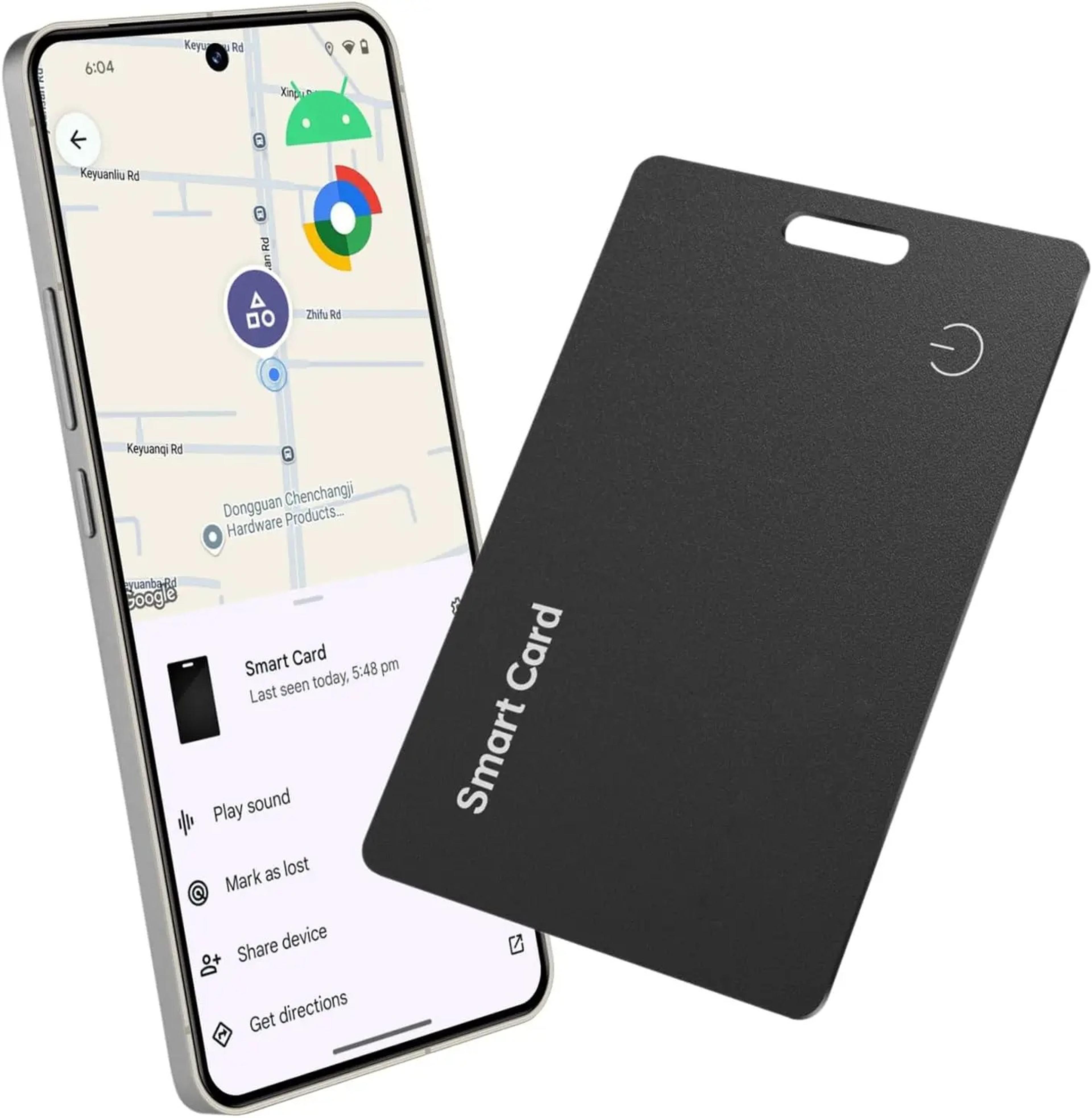wallet finder for android, smart card tracker tag, wireless rechargeable item locator, google app wallet tracker card