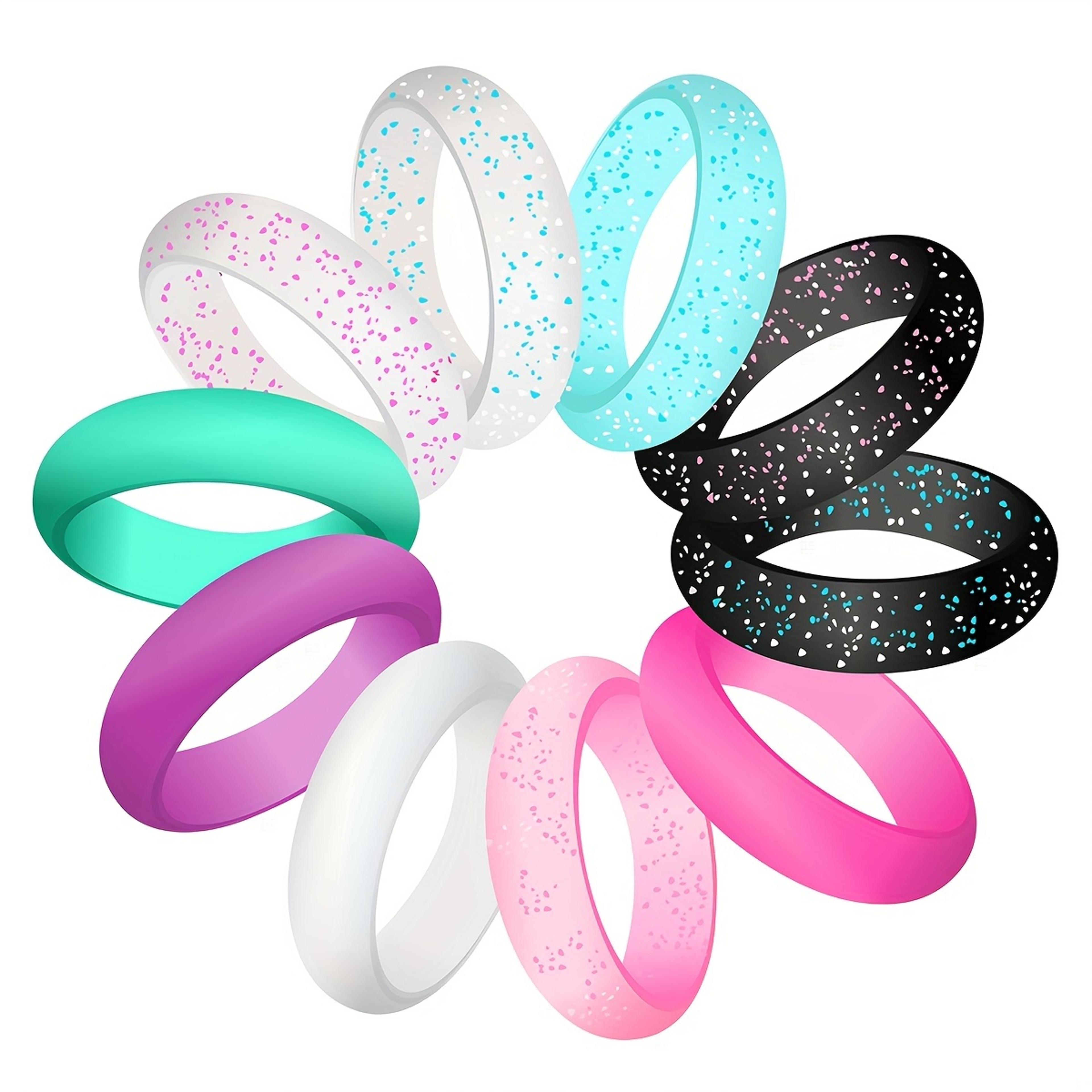 silicone rings for her, rubber rings women, silicone engagement rings, women wedding band silicon ring
