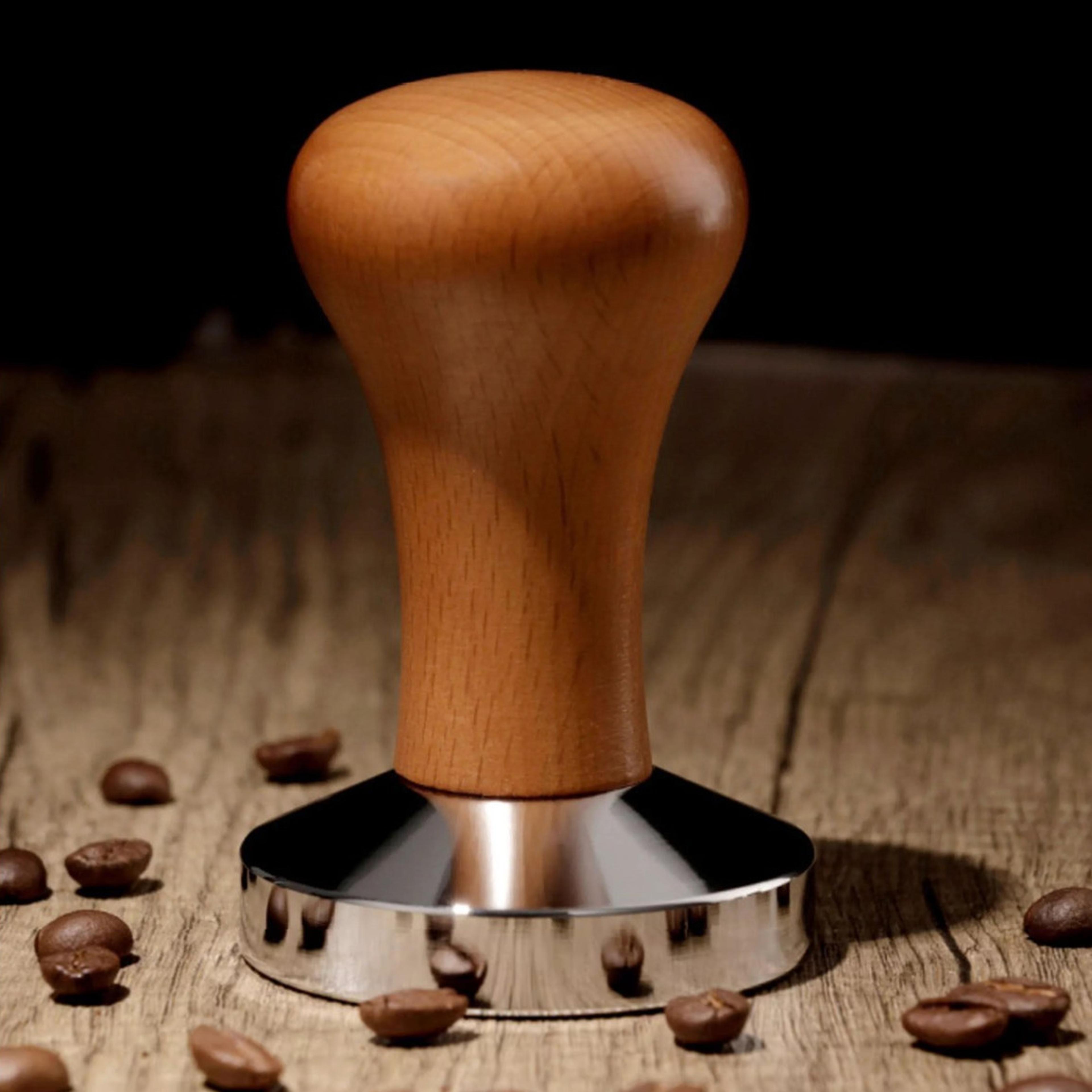 aluminium espresso tamper, durable coffee powder compactor, fit for perfect coffee grounds
