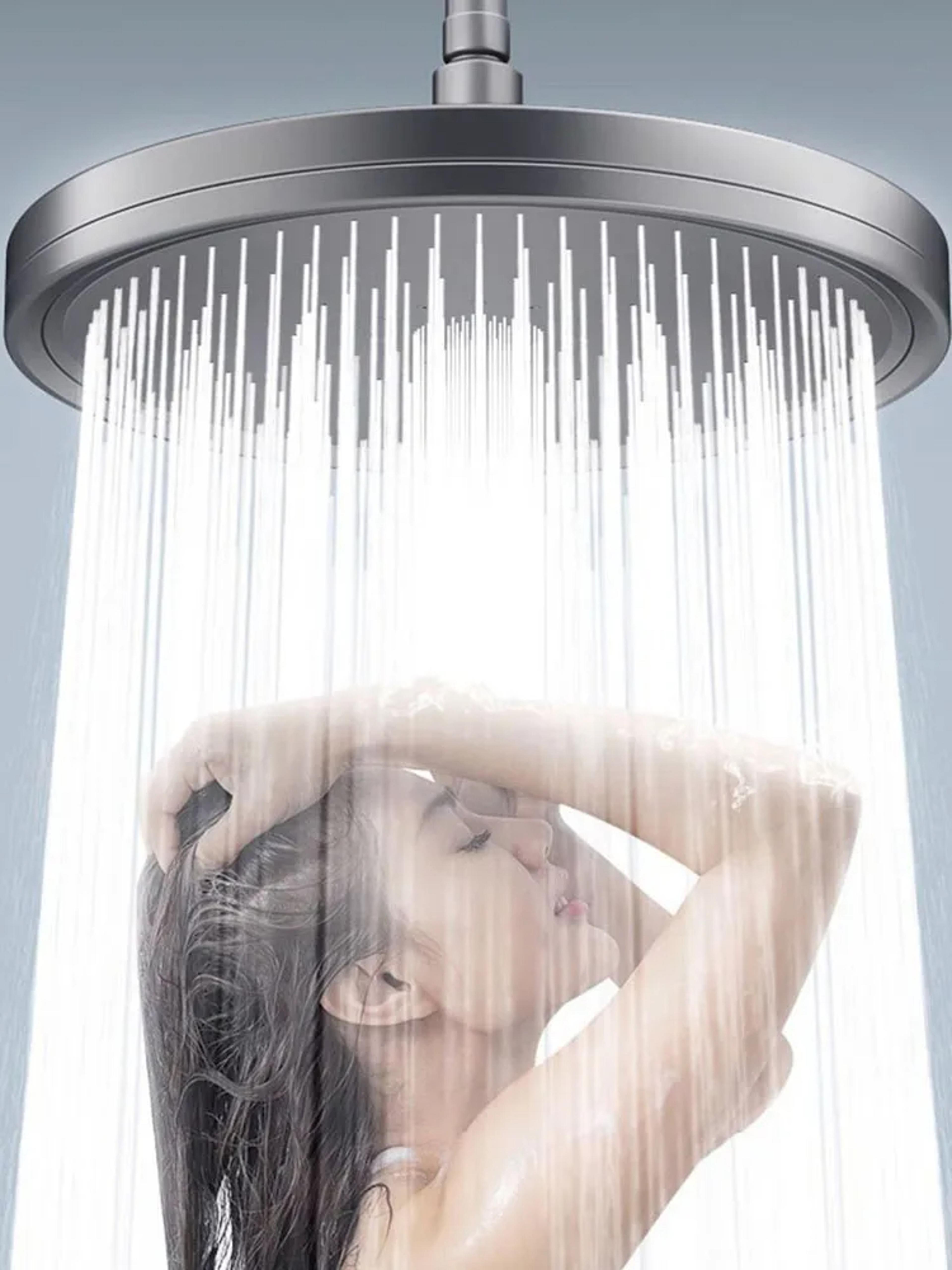 big panel shower head, super charge rainfall shower head, high pressure top rain shower faucet, bathroom accessories