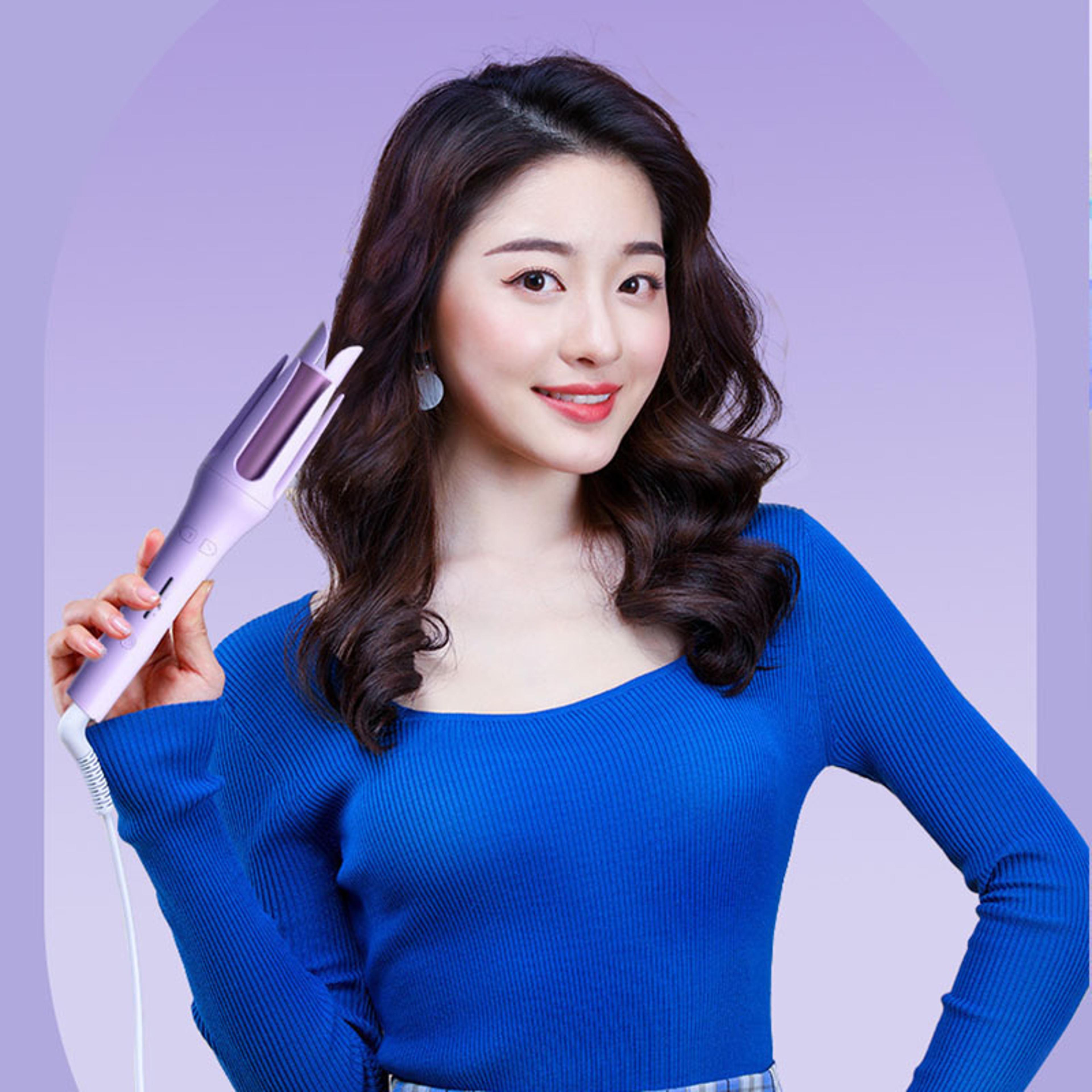 anion automatic hair curler, mini electric curler, portable fluffy chicken rolls, long lasting curly hair