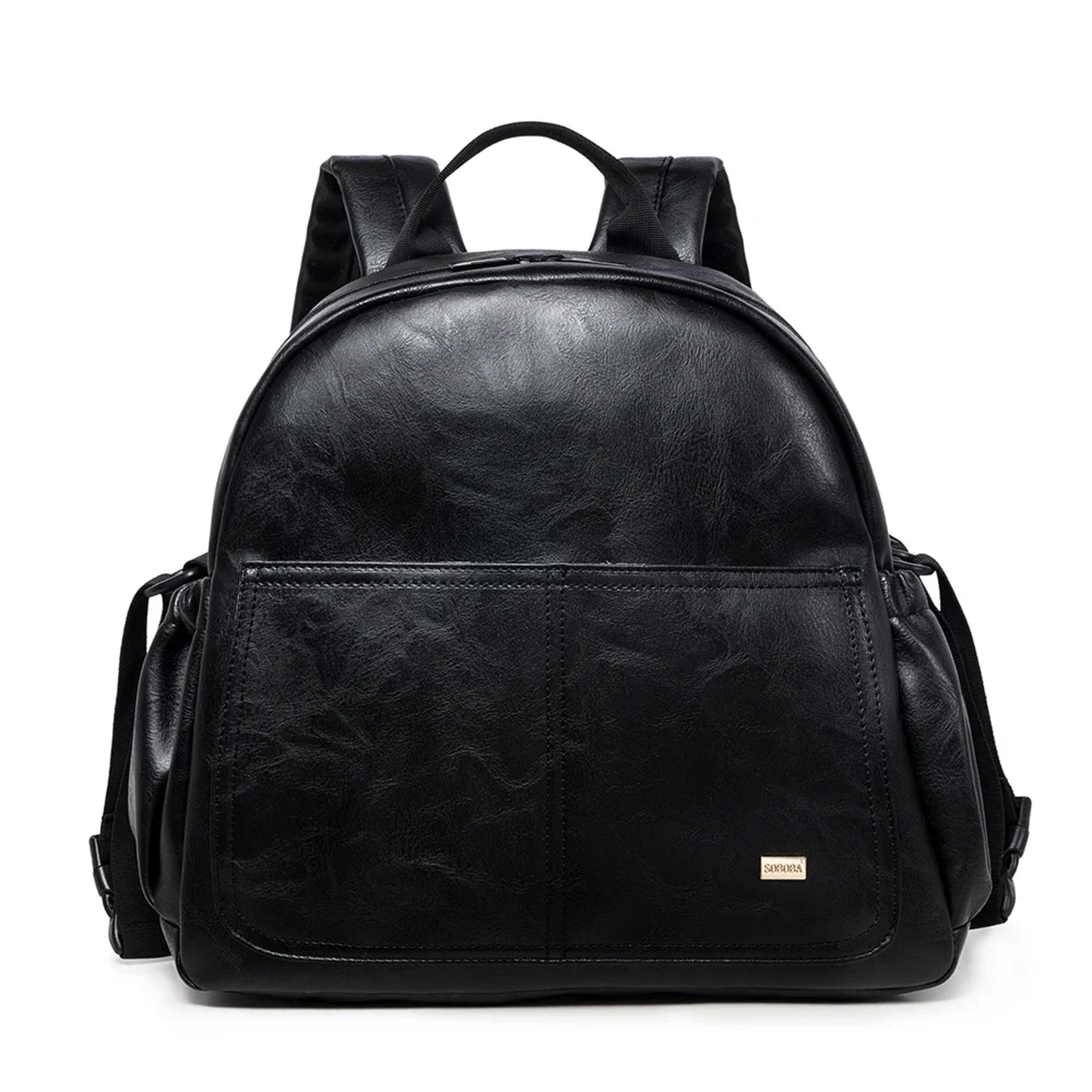 large capacity solid diaper bag, waterproof nappy changing bag with backpack straps for fashionable mothers