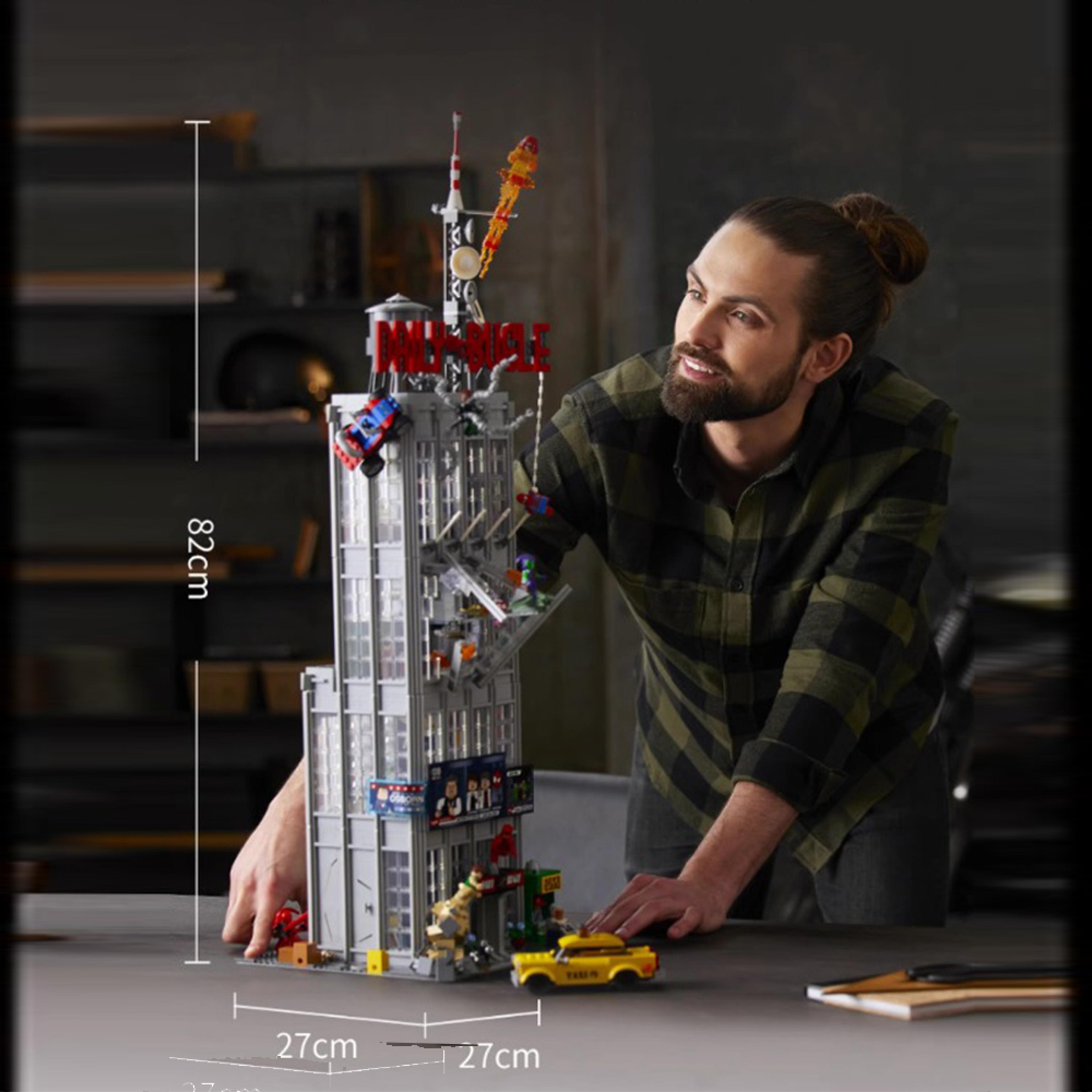 daily bugle building blocks, home decorations, christmas gifts, birthday gifts, small gifts for all ages