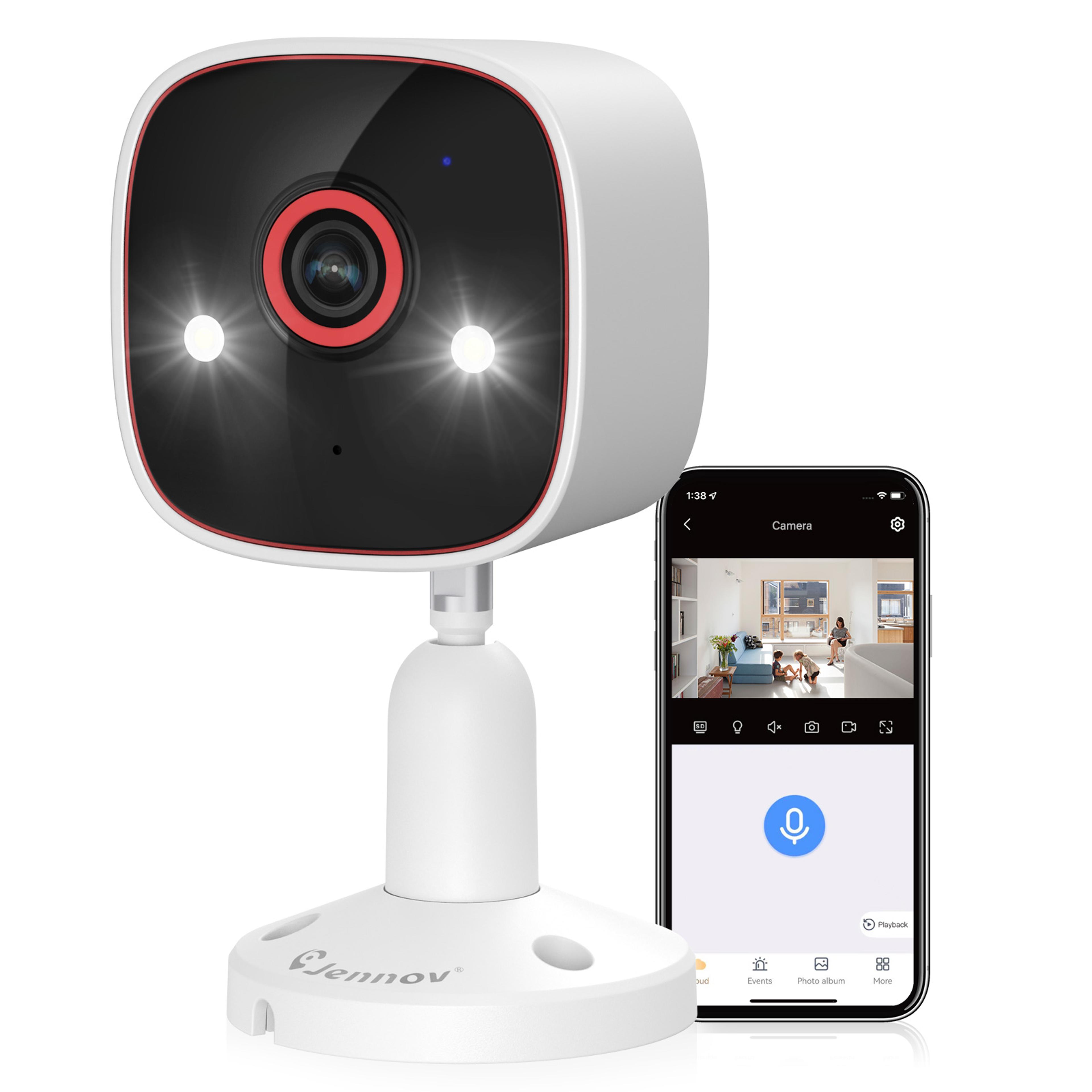 hd wireless security camera, outdoor/indoor use, wifi, color night vision, waterproof, pet dog cat baby monitor