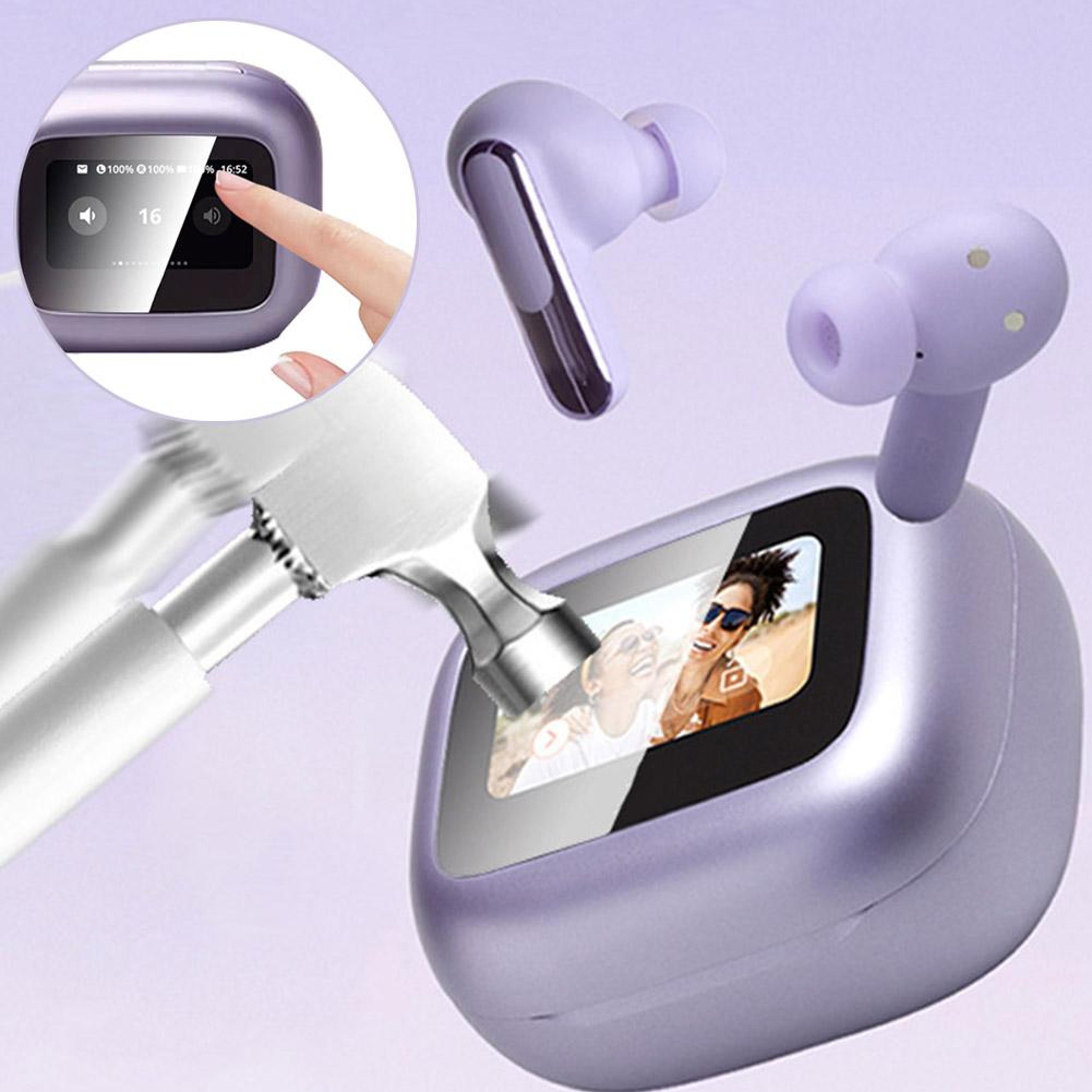 live beam lcd screen protective film, clear scratch proof, bluetooth hear phone box screen protector film