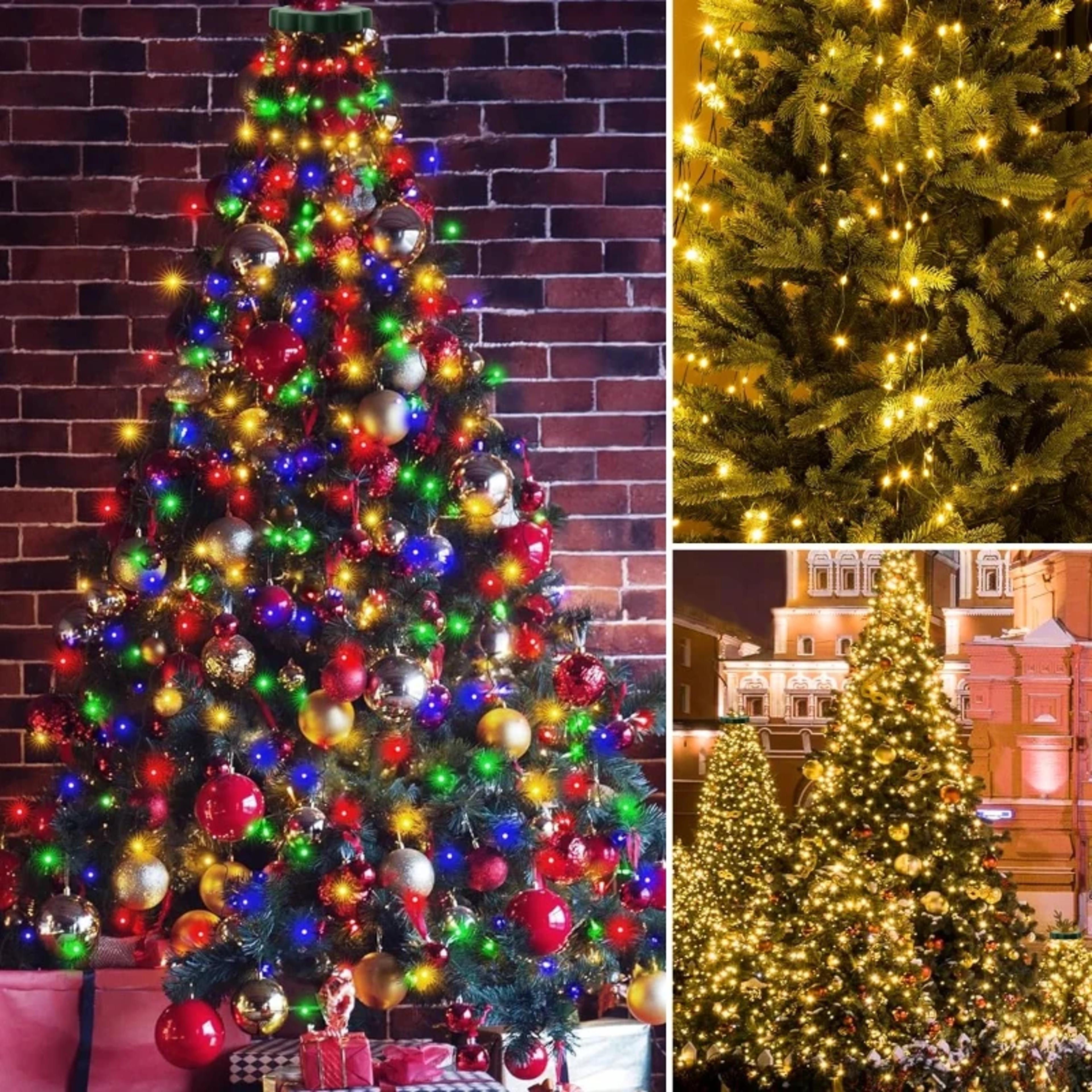 waterproof usb led string lights, christmas tree fairy lights with 8 modes for indoor garden wedding decor