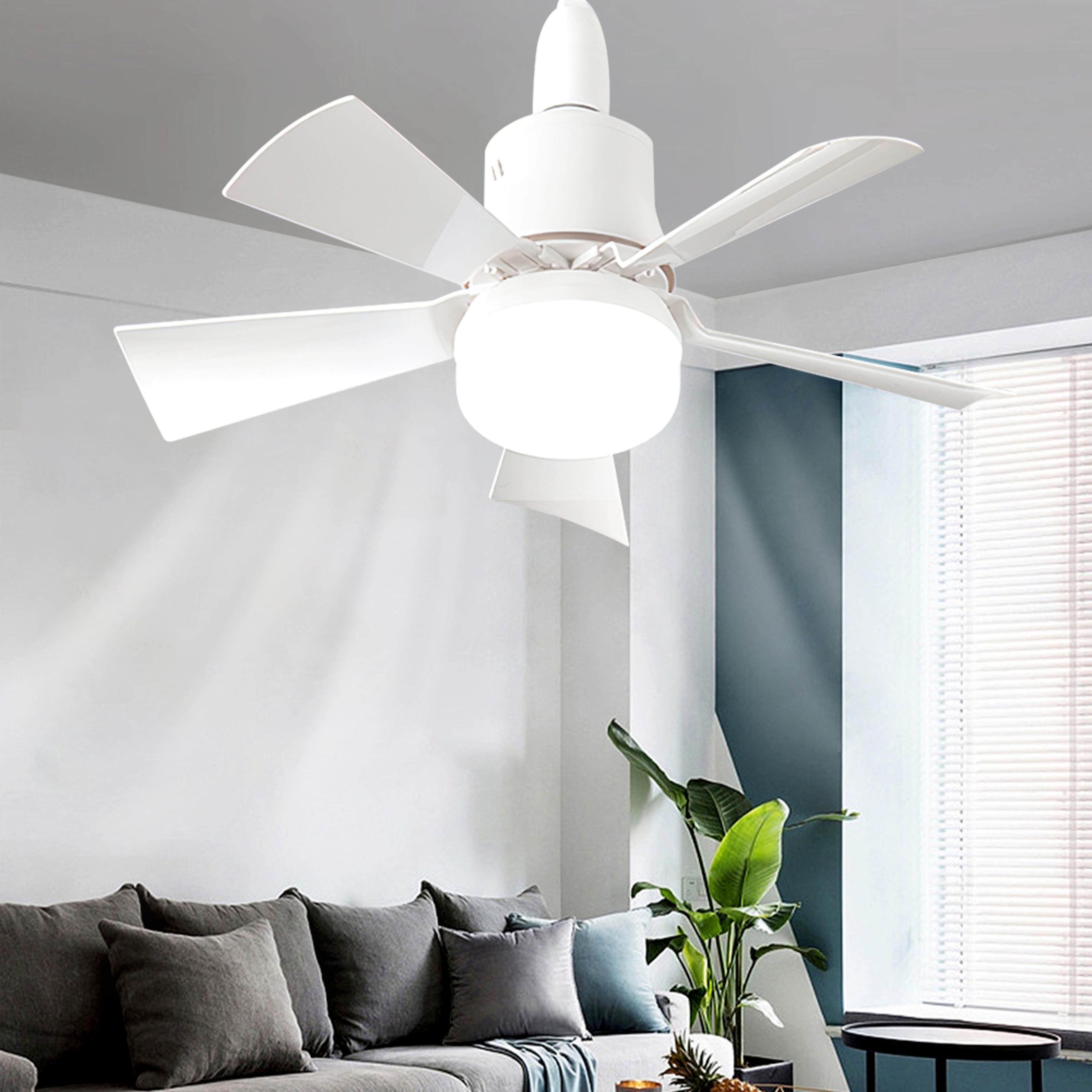 smart wireless ceiling fan light, dimmable , remote control for bedroom, living room, kid room, study