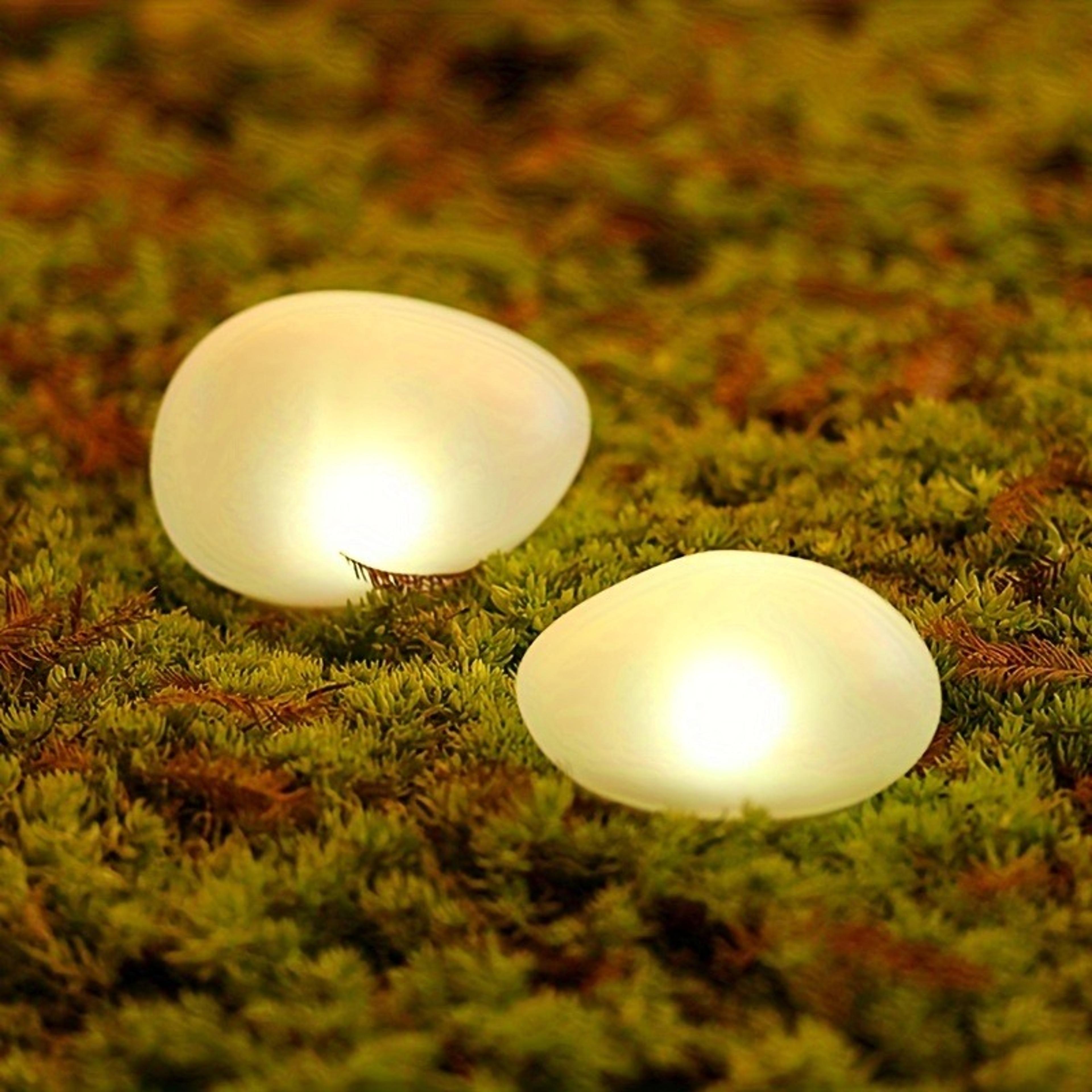solar stone lights outdoor, waterproof solar powered rock light, outdoor landscaping spotlights, solar garden lights