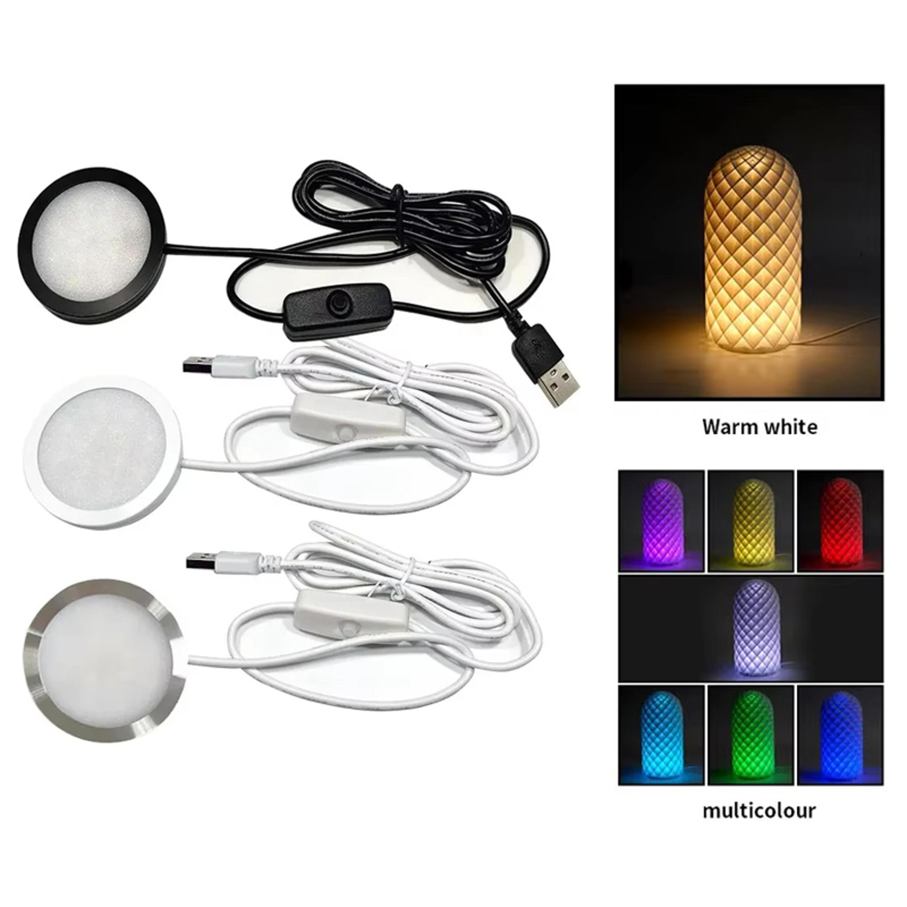 adjustable led lamp kit, led light parts, diy model - cold/warm light, hardware without lamp shell