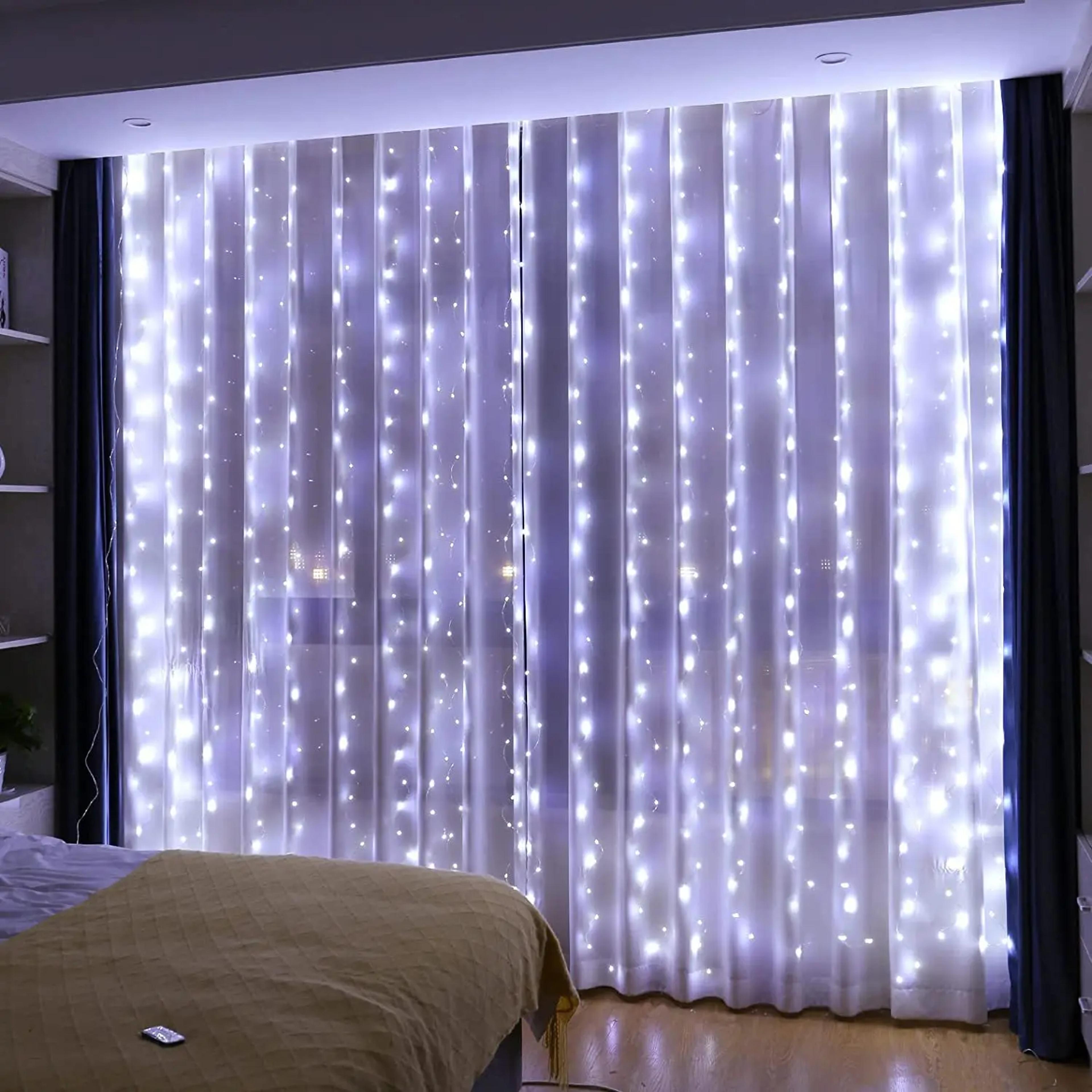 window curtain lights fairy lights, usb powered waterproof lights, curtain lights for party wedding festival with remote
