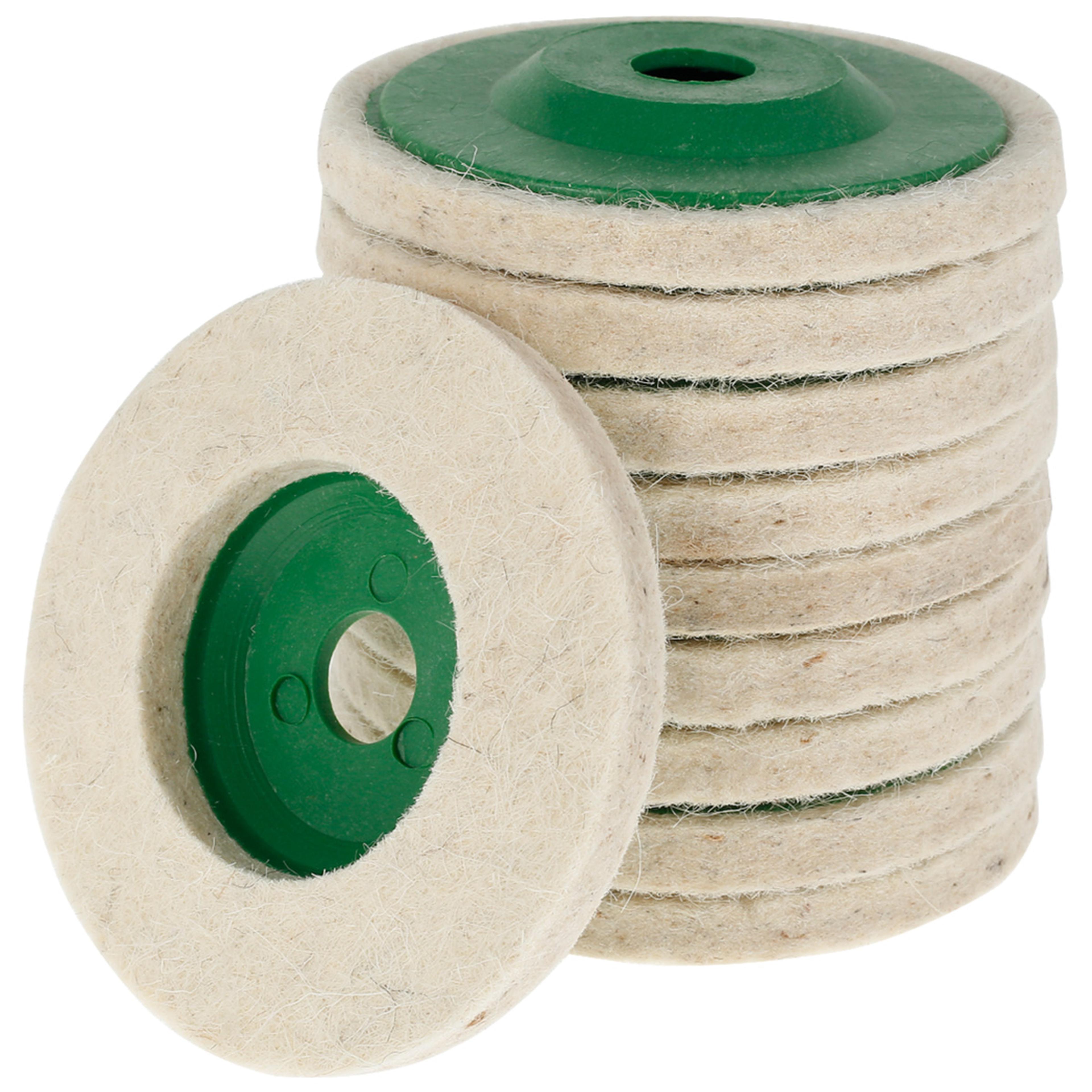 wool polishing wheel buffing pad, angle grinder accessories, felt polishing disc for car maintenance, high performance