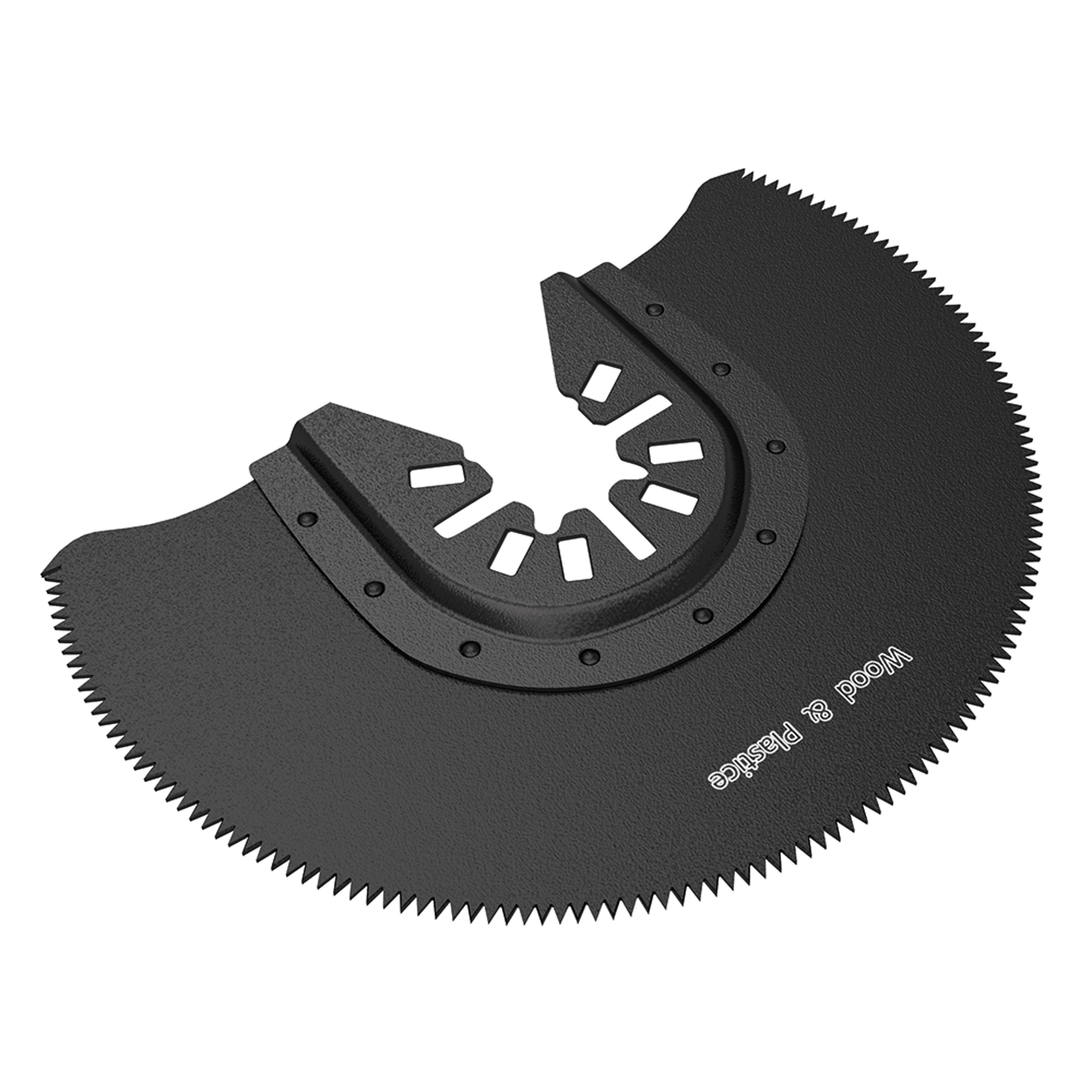 oscillating saw blade, segmented power oscillating tool blade for woodworking renovators