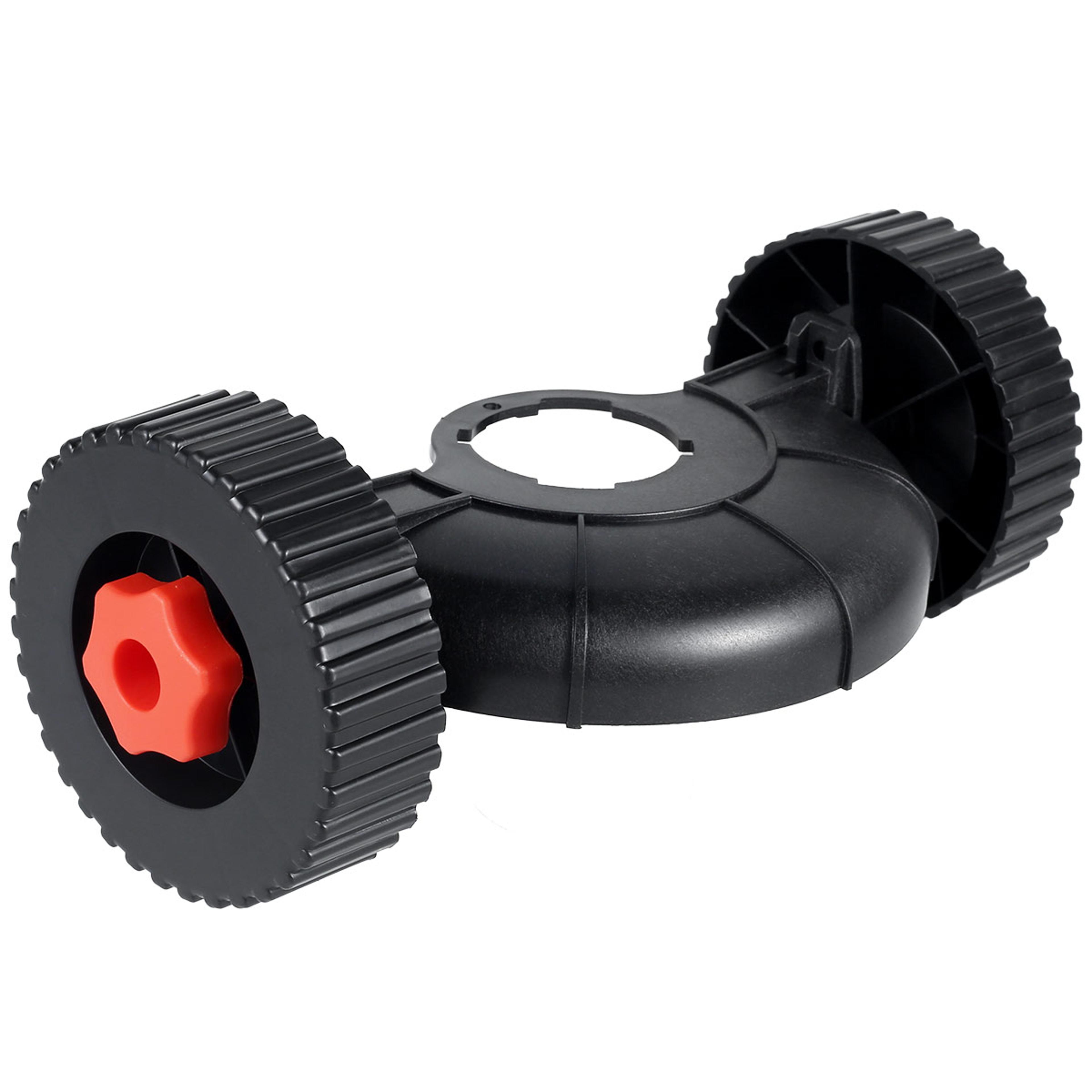 flexible support wheel lawn mower accessories, quick change adjustable lawn trimmer head attachment
