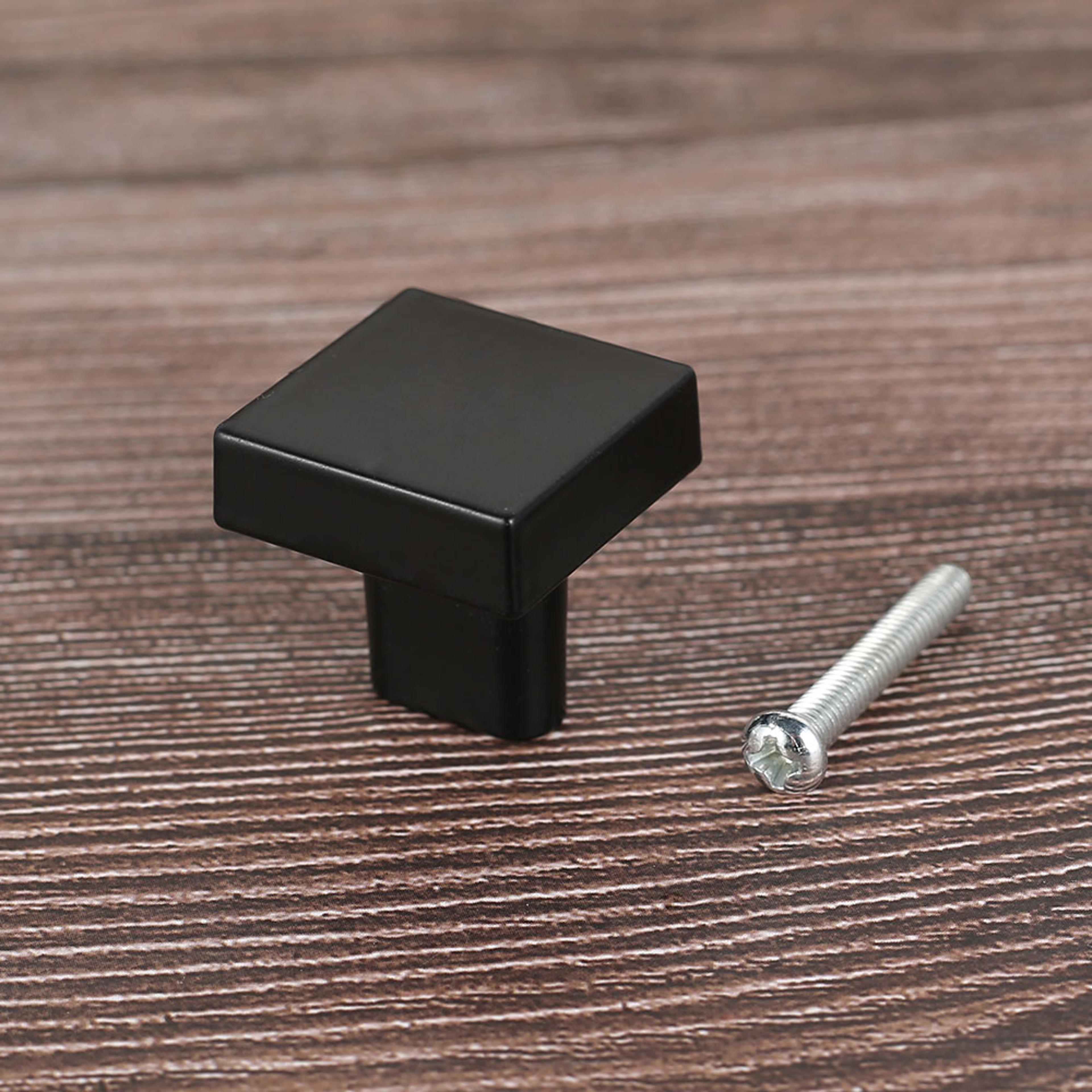 zinc alloy cupboard drawer handle, square single hole pull, easy install for cabinet door, wardrobe handles