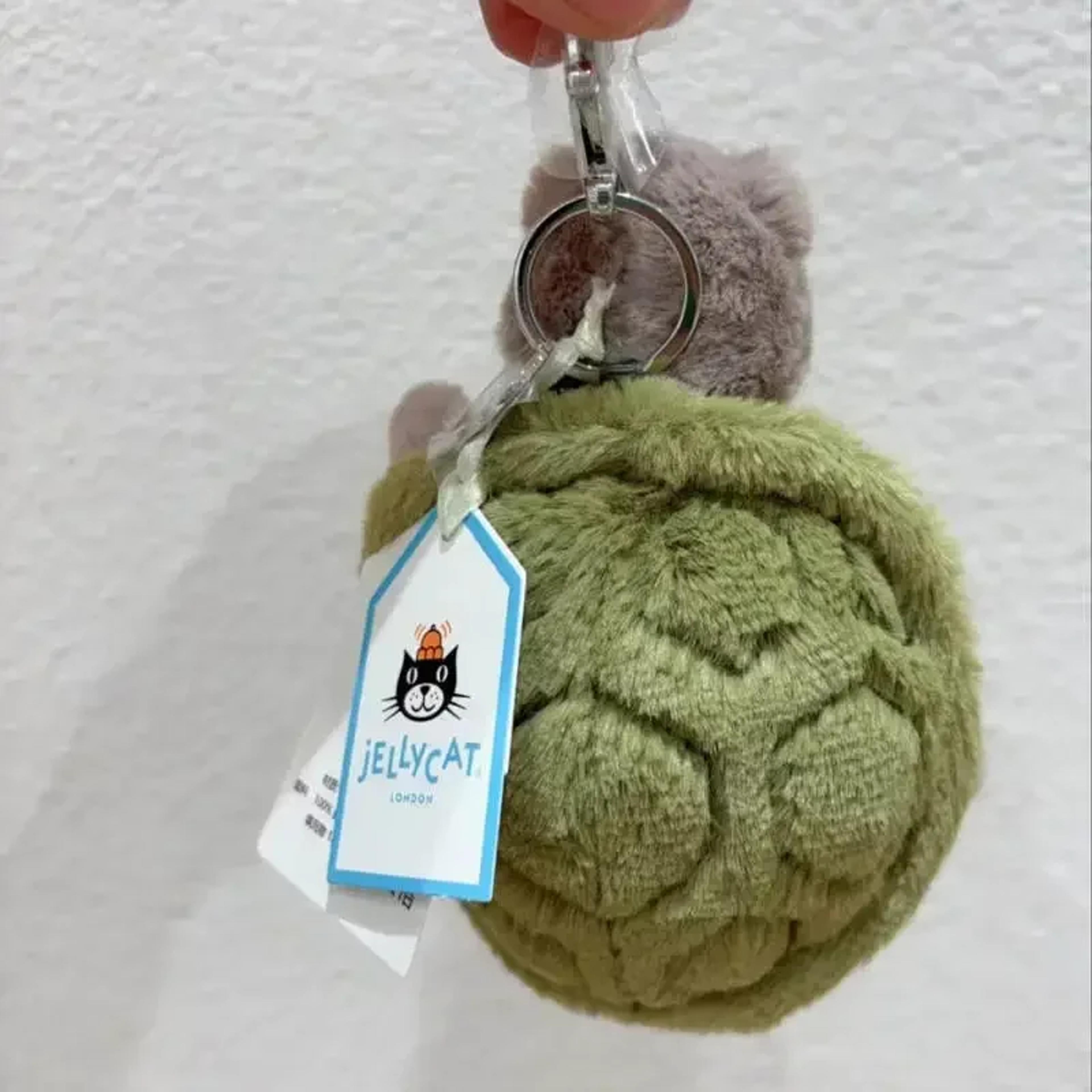 interactive turtle keychain, fun pet toy & cute home decor for pet lovers