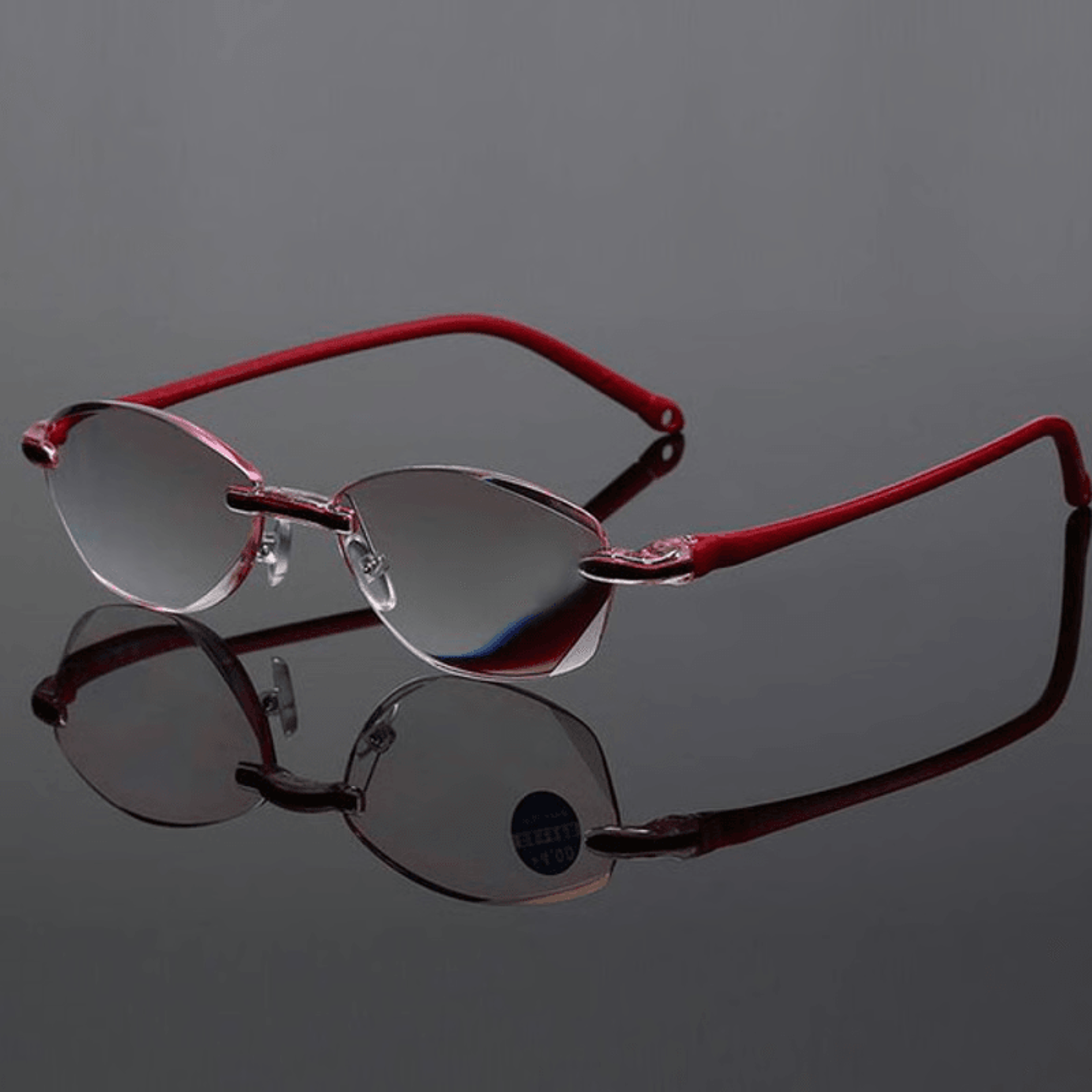 rimless blue light reading glasses for men and women lightweight presbyopic readers