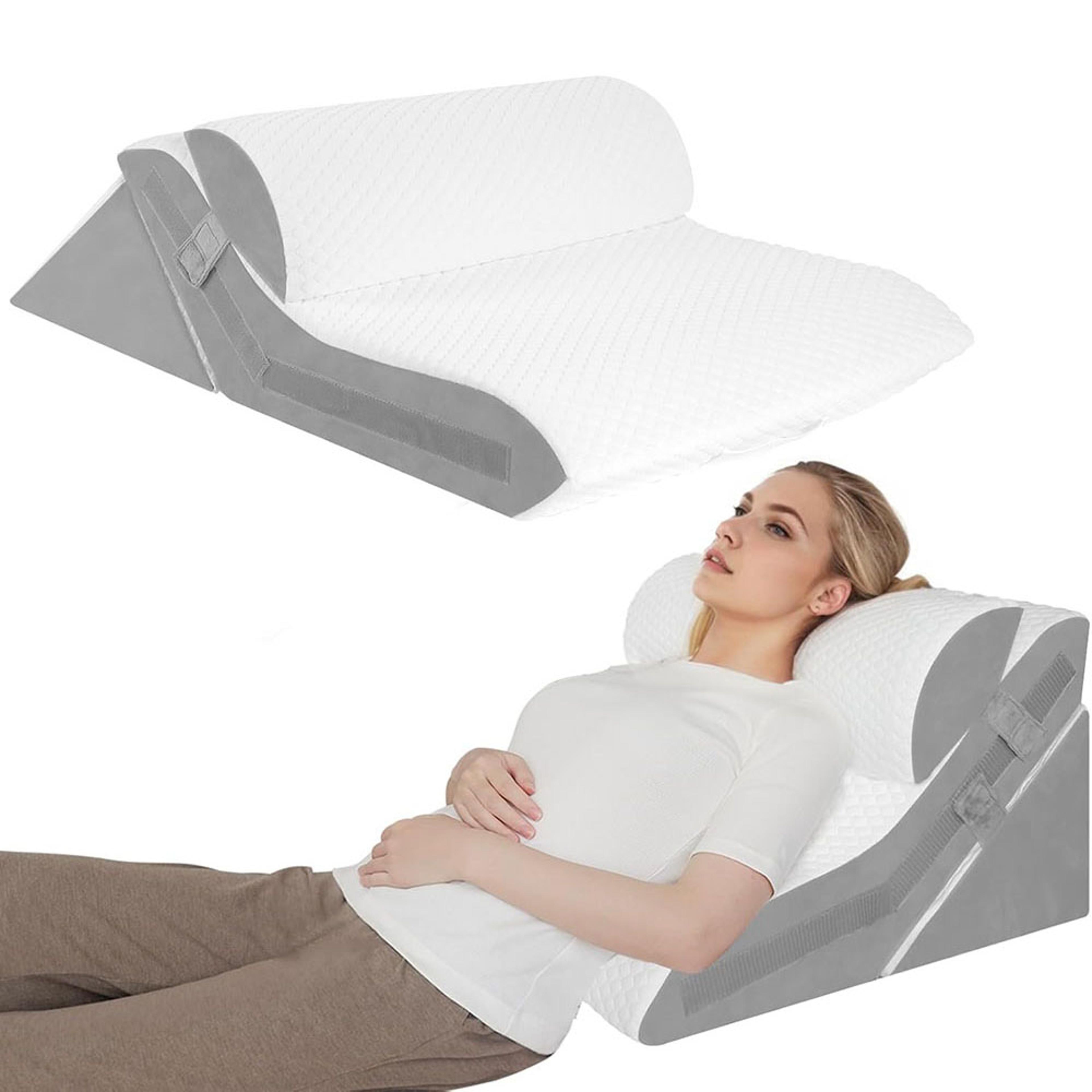 adjustable wedge pillow set for acid reflux, snoring relief & post surgery recovery