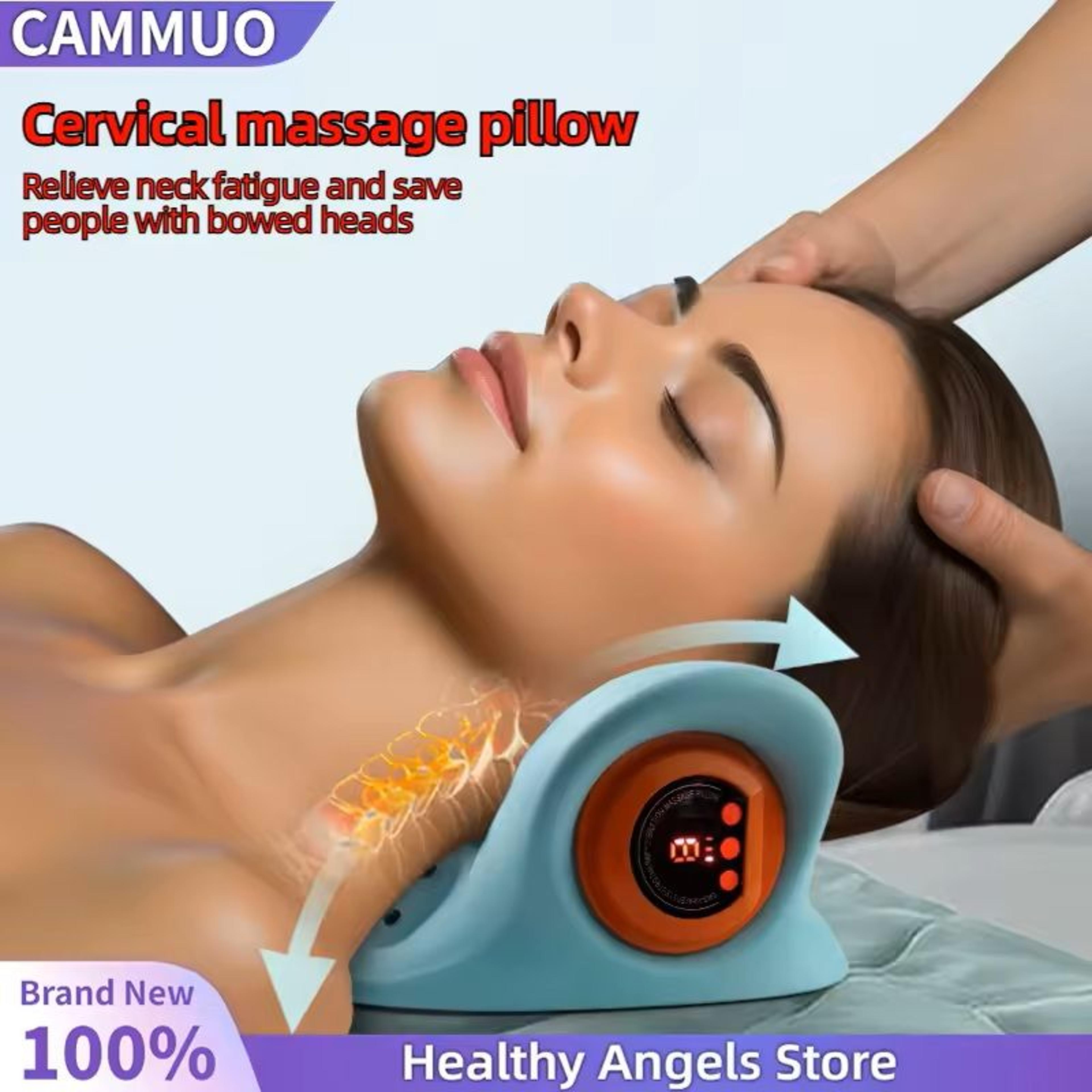 electric neck stretcher with heating and cervical traction massage
